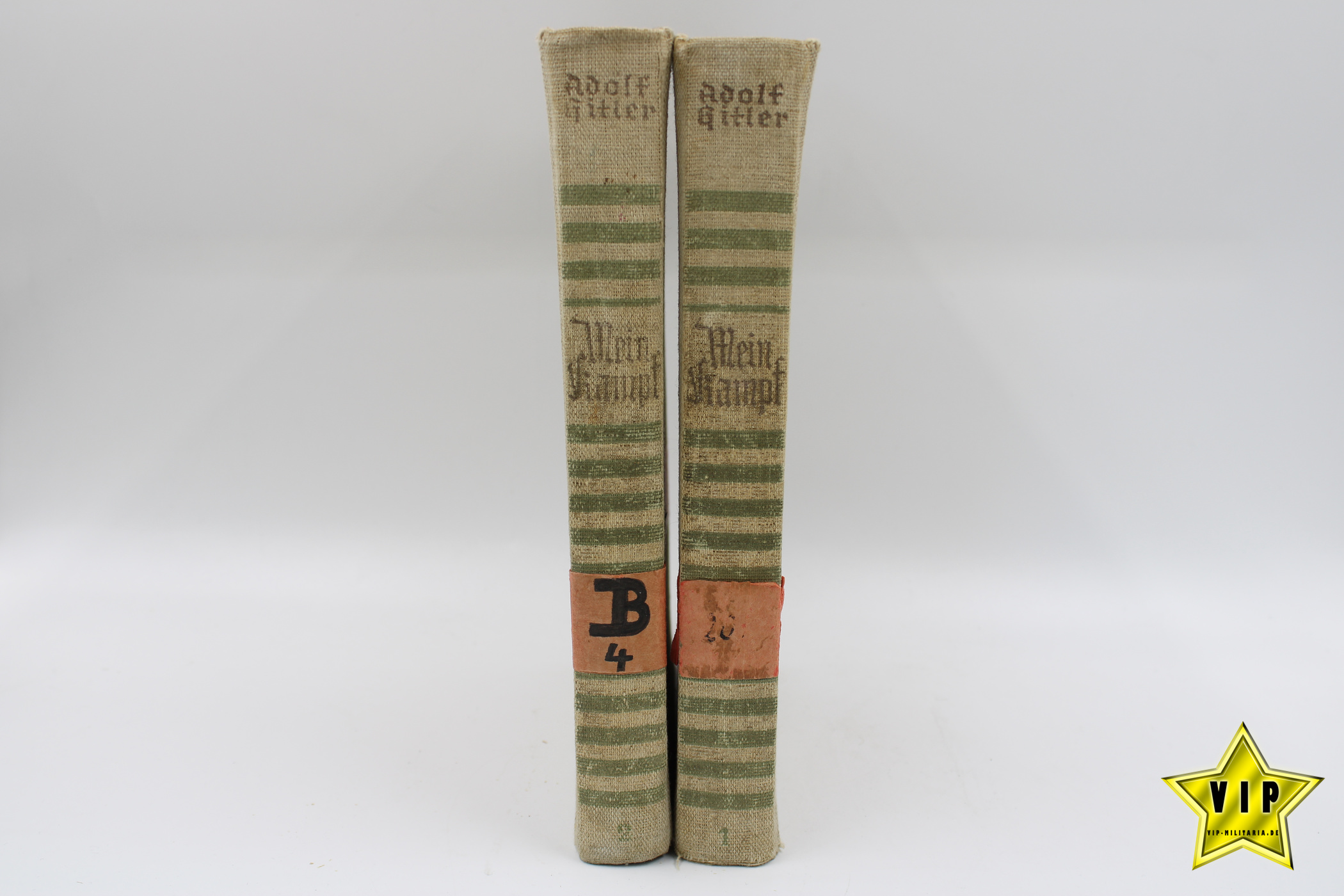 Mein Kampf Geschenkausgabe 2 Bände von 1934 Band 1 + 2 Bücherei Ausgabe