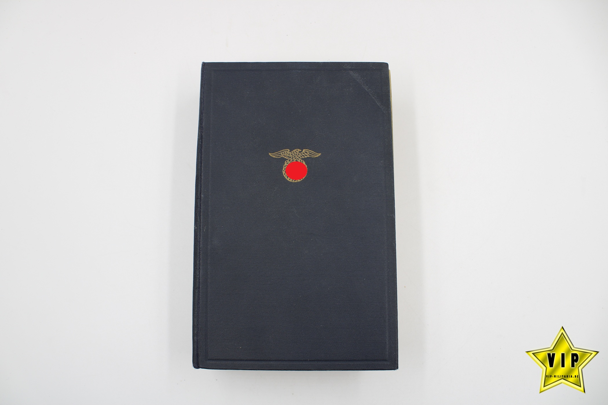 Mein Kampf 1944 späte letze Volksausgabe in Lateinschrift mit Widmung