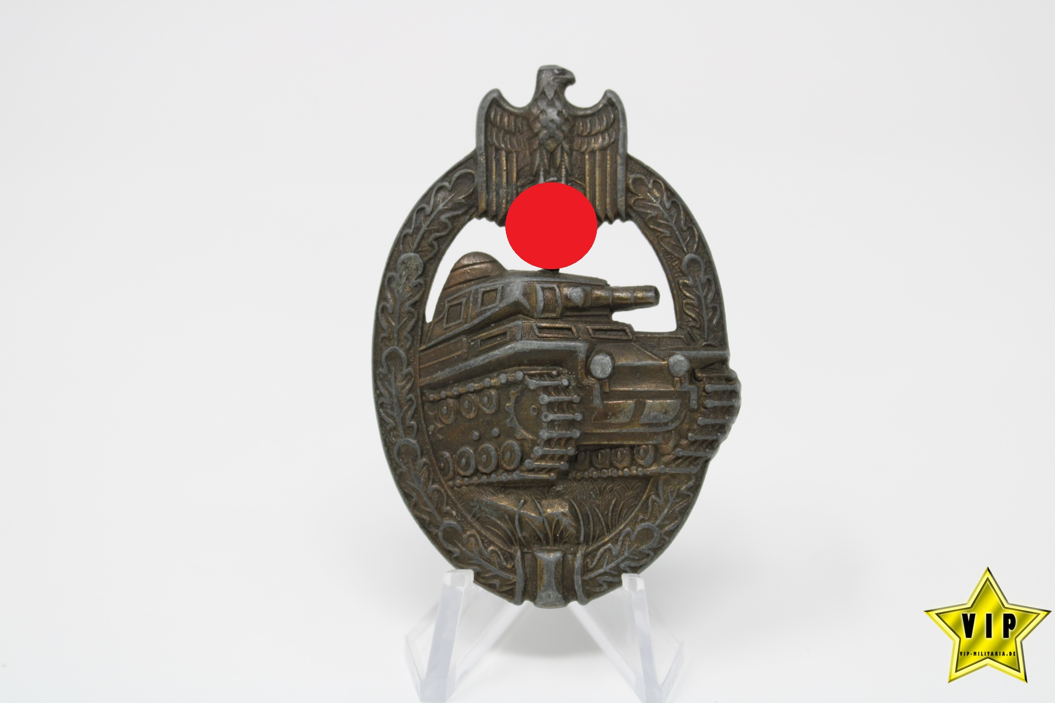 Panzerkampfabzeichen Bronze Hersteller AS