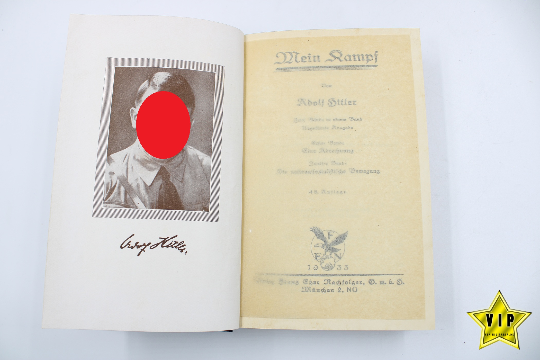 Mein Kampf 1933 frühe Volksausgabe 