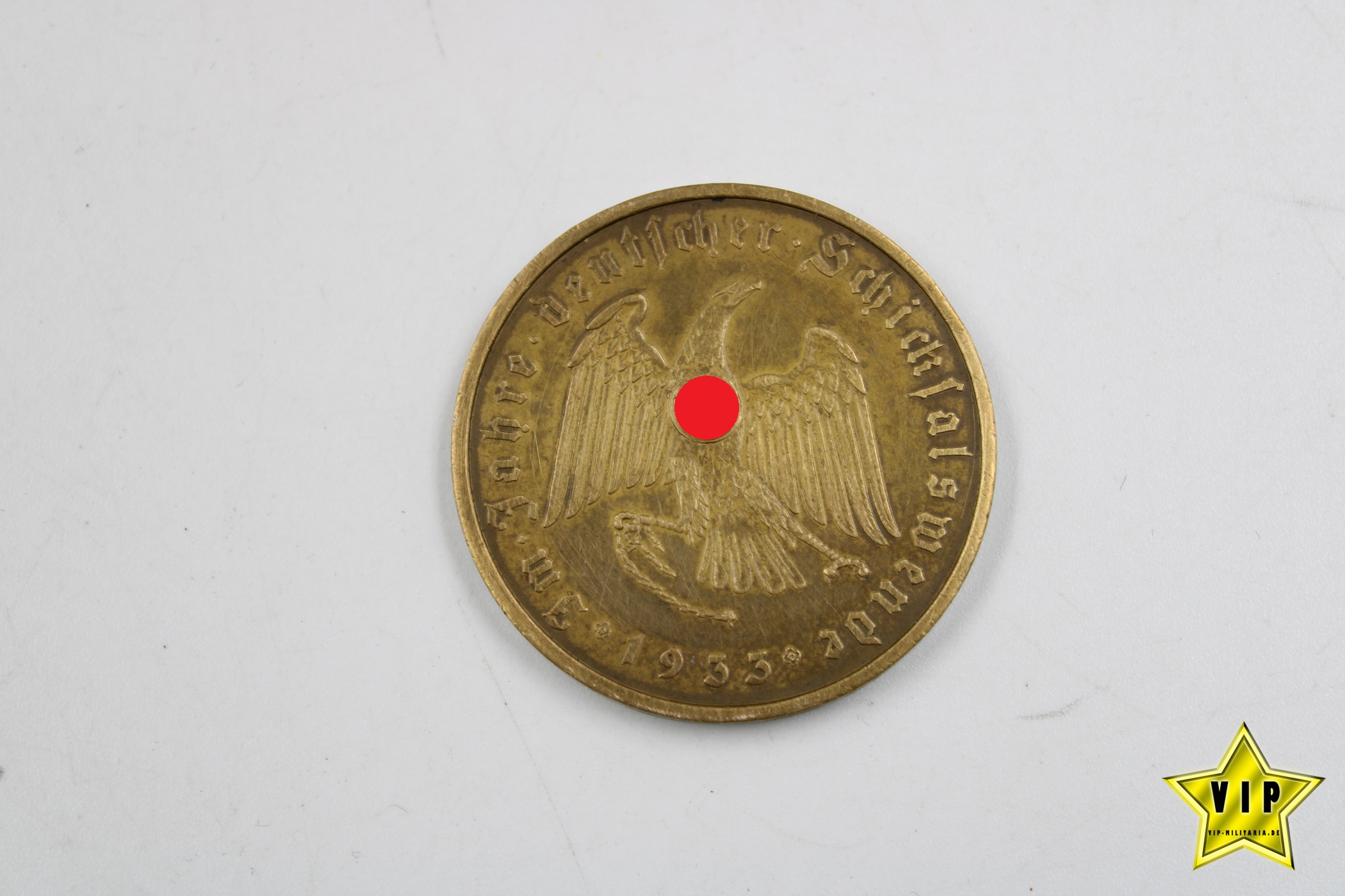 Bronzemedaille 1933 Im Jahre Deutscher Schicksalswende