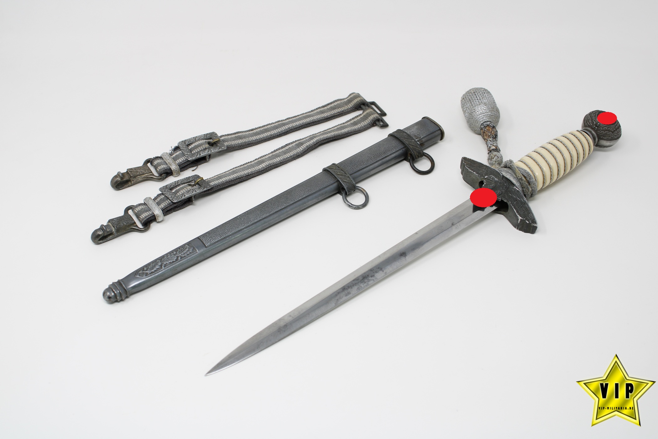 WEHRMACHT LUFTWAFFE OFFIZIERSDOLCH EICKHORN, SOLINGEN KOMPLETT