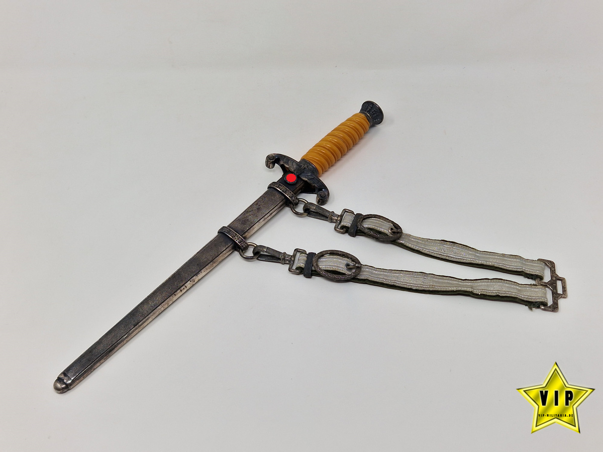 Heeresoffiziers Dolch " WKC, Solingen " mit Gehänge