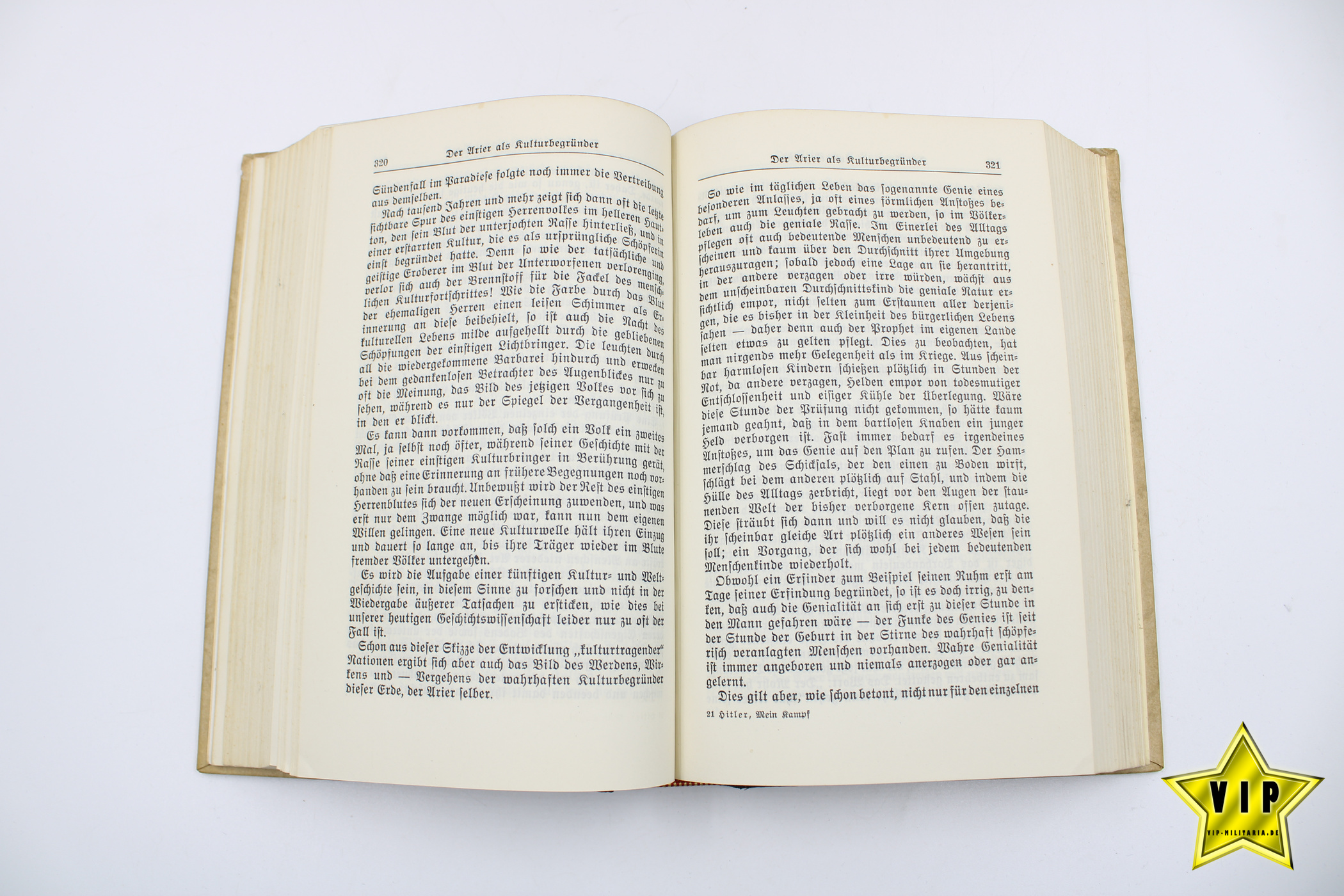 Mein Kampf 1941 mit Stadtwappen aus Peine