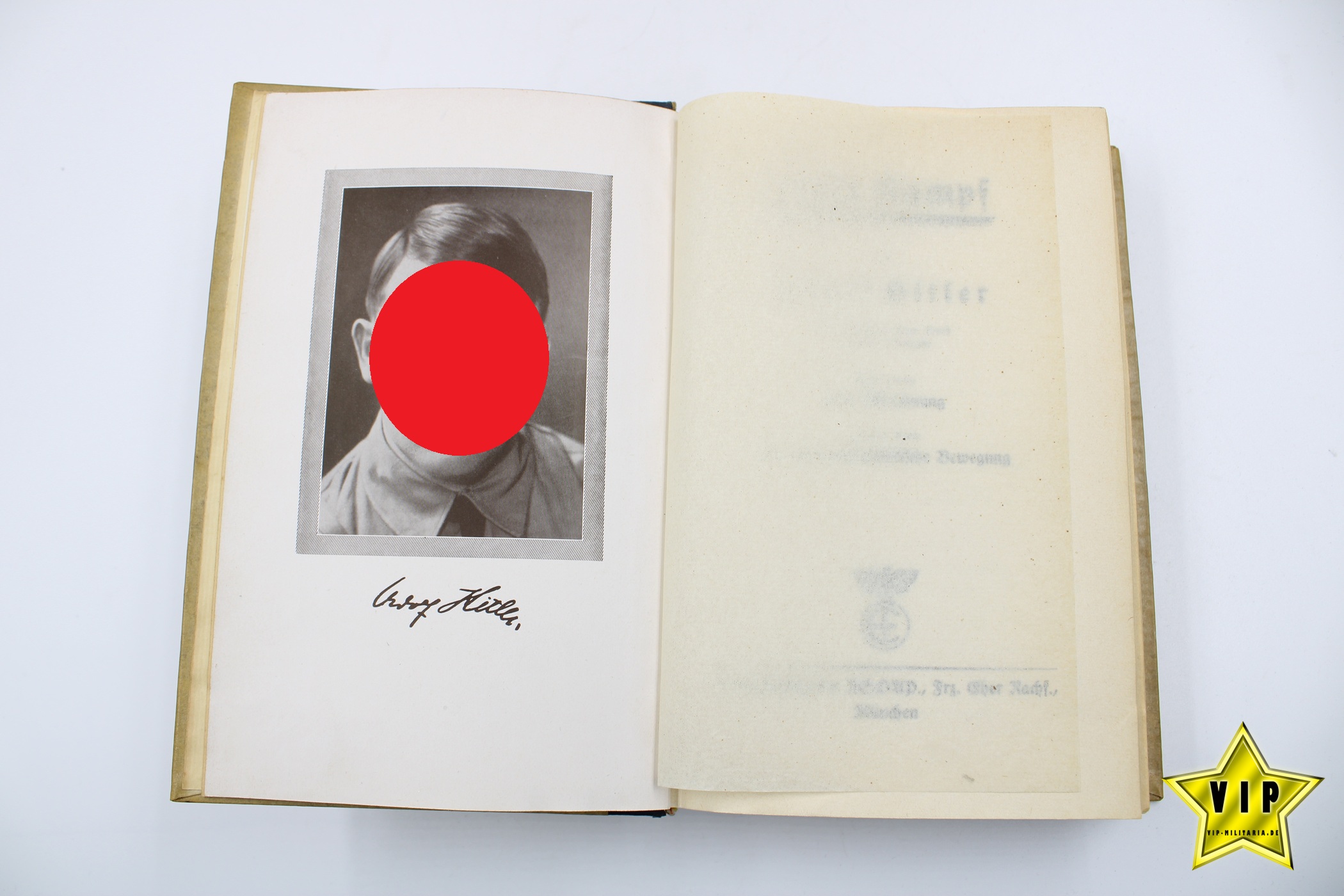 Mein Kampf 1942 Hochzeitsausgabe mit Stadtwappen Köln 