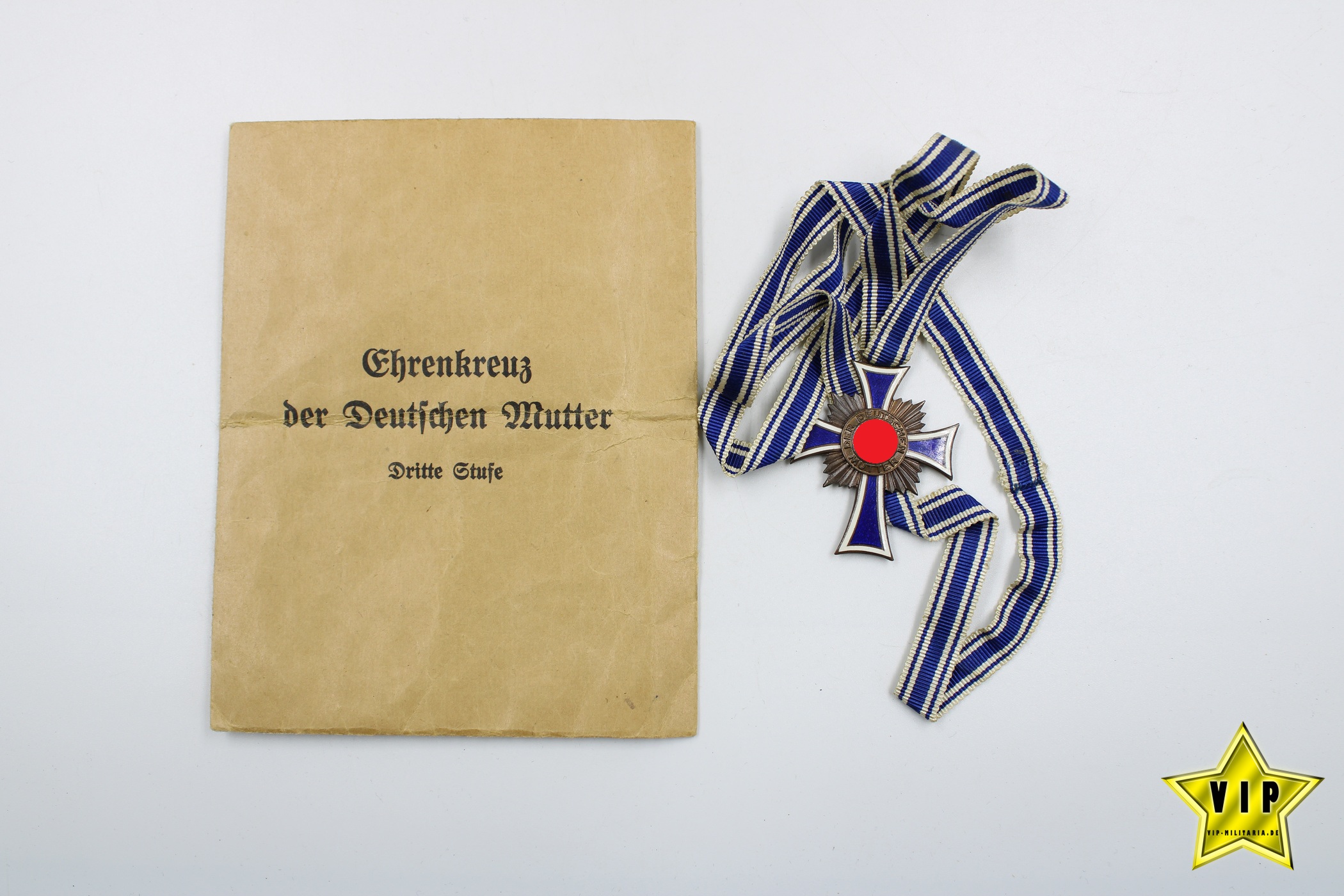 Mutterkreuz Bronze in Verleihungstüte 