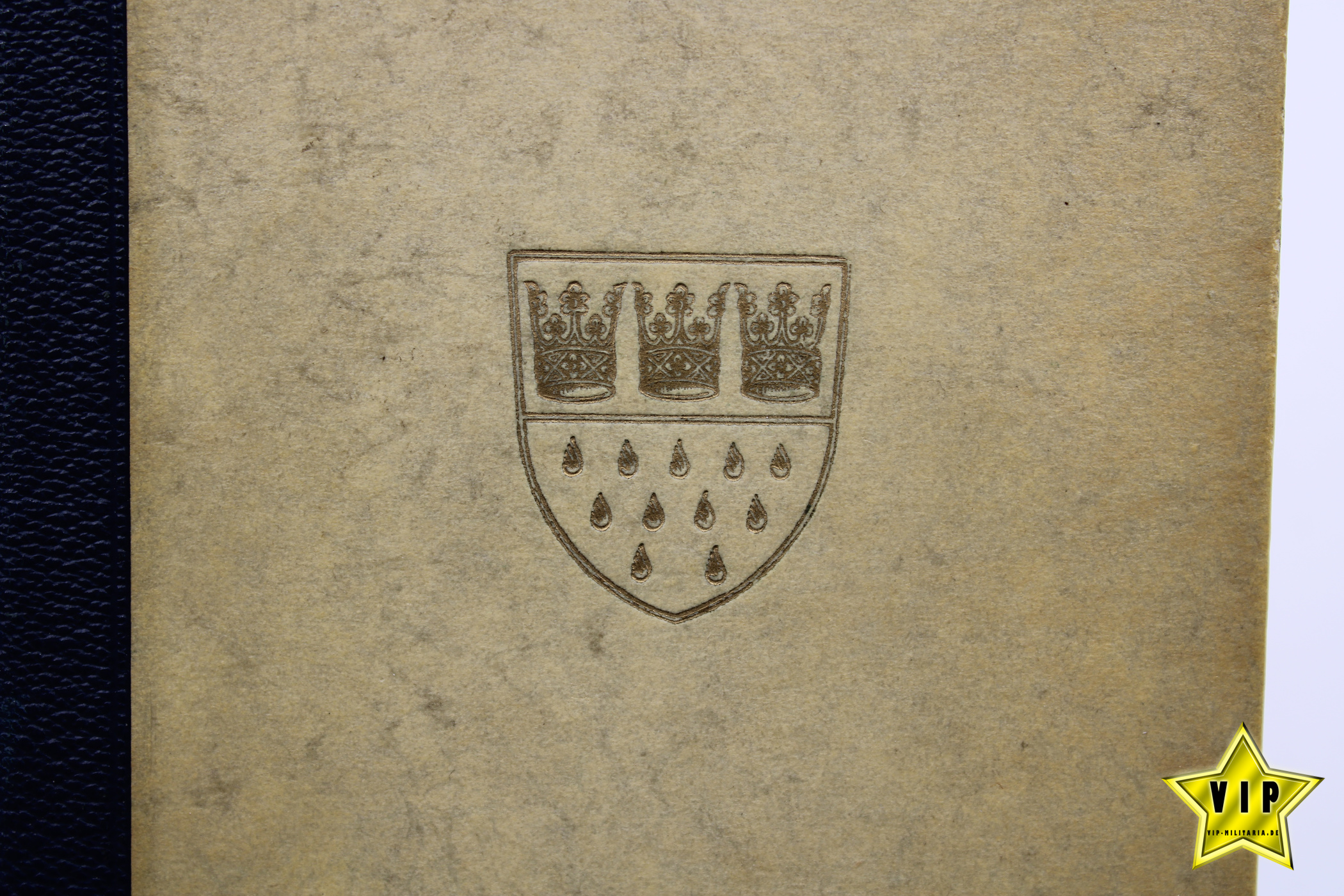 Mein Kampf 1942 Hochzeitsausgabe mit Stadtwappen Köln 