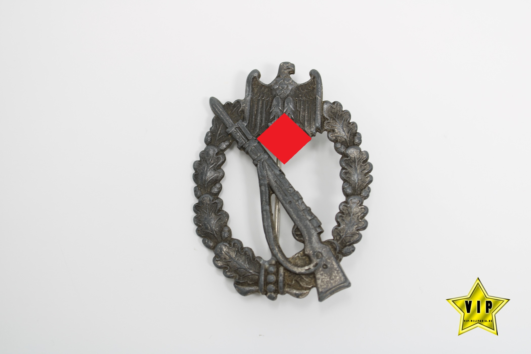 Infanterie Sturmabzeichen in Silber Hersteller CW