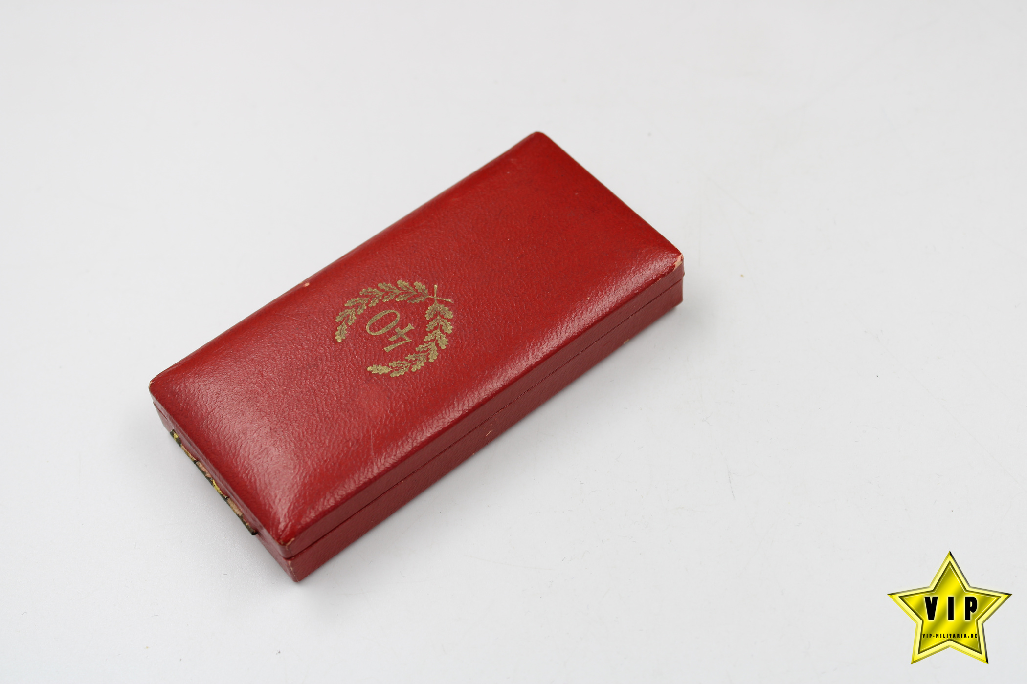 Treuedienst Ehrenzeichen in Gold 40 Jahre im Etui + Miniatur