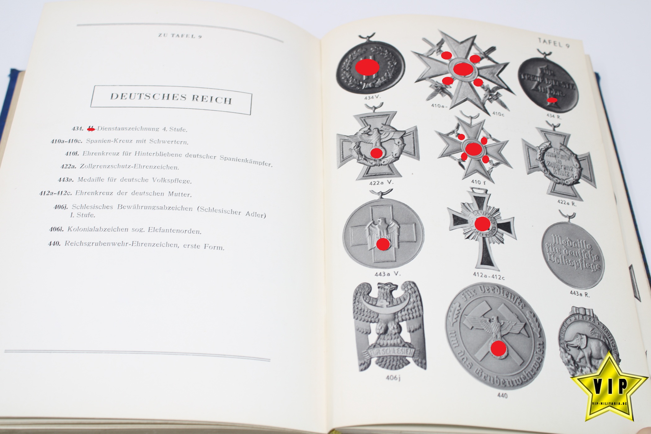 Buch Die Ehrenzeichen des deutschen Reiches