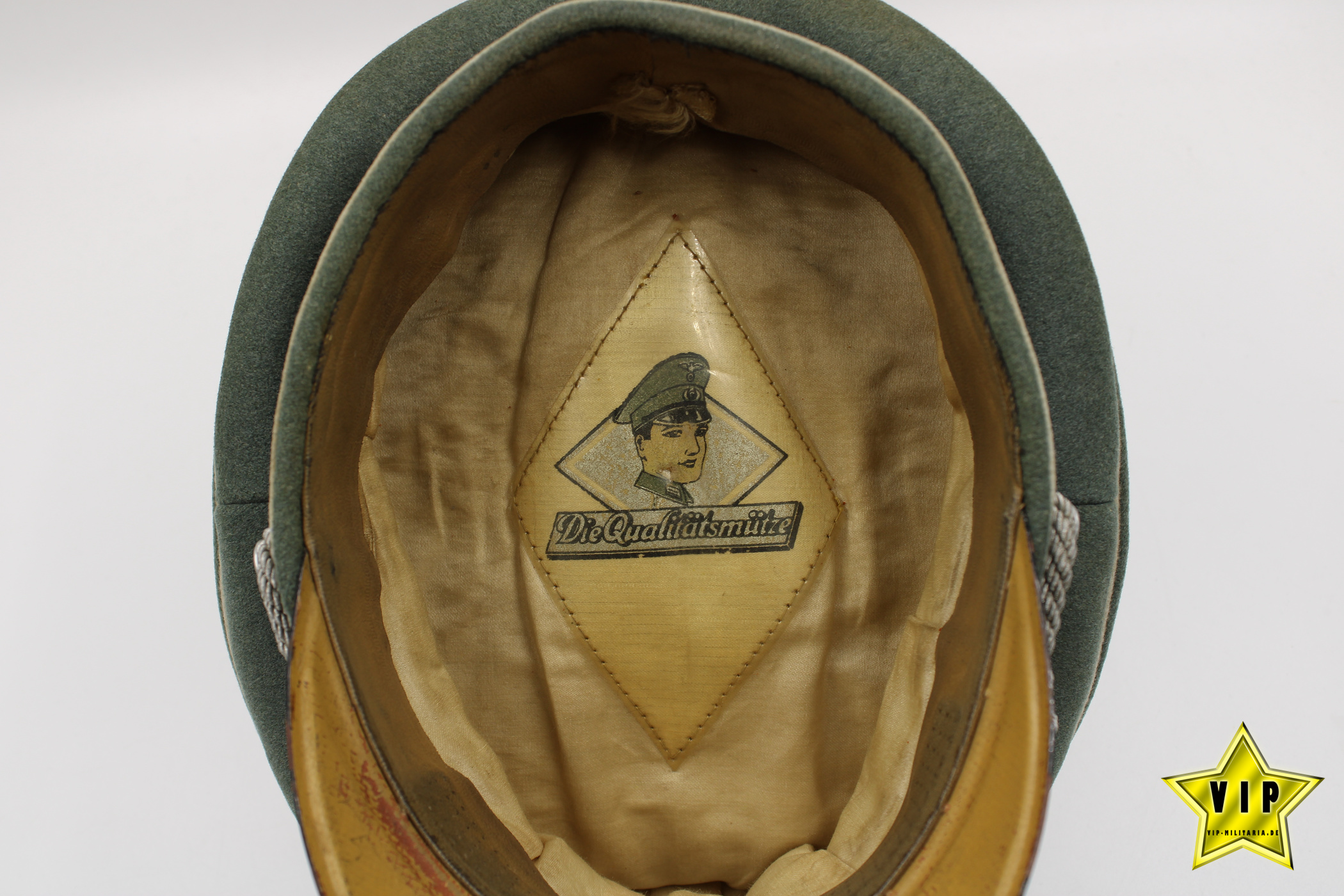Infanterie Offizier Schirmmütze mit Hersteller