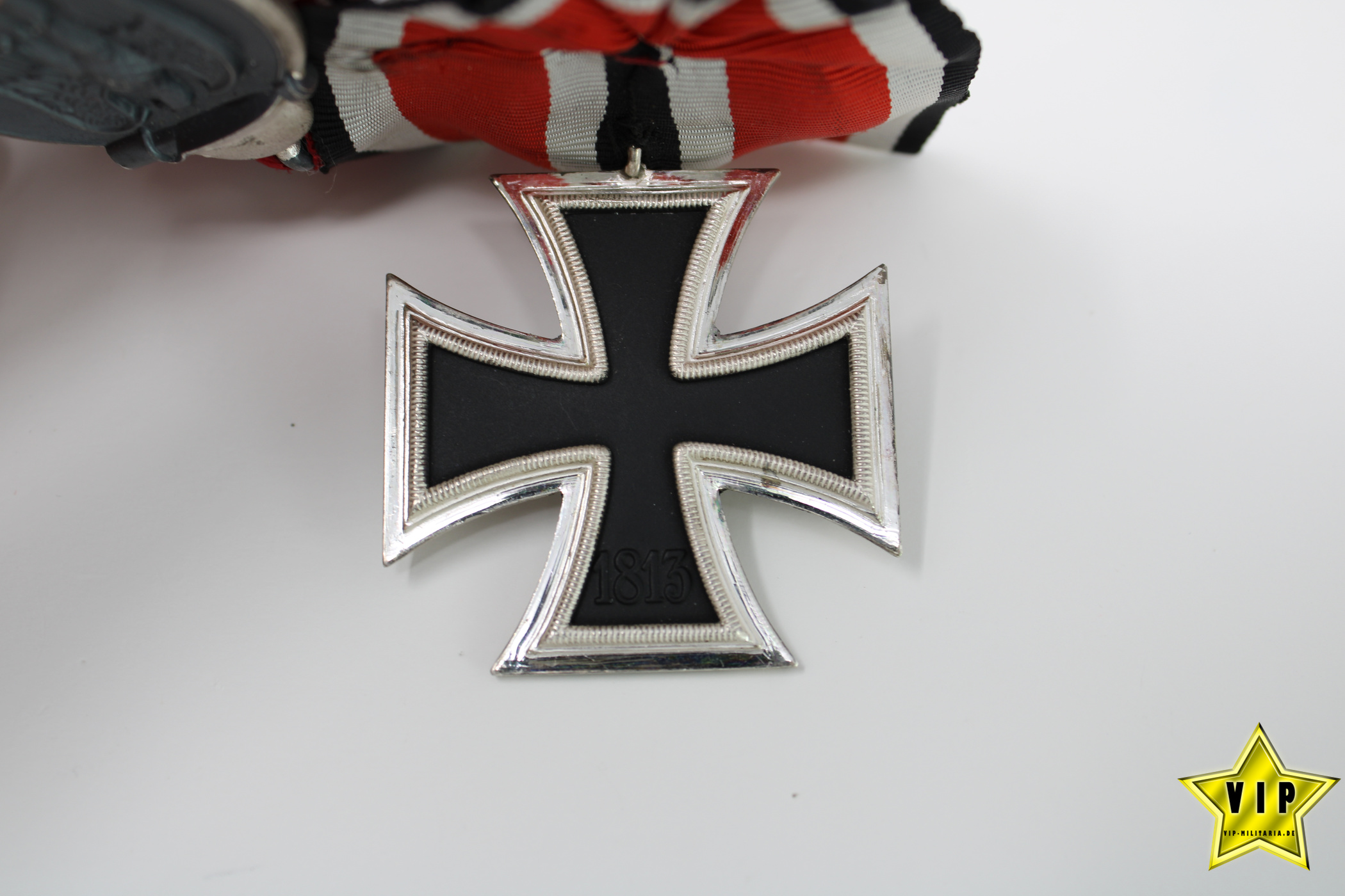 Ordensspange Eisernes Kreuz 2. Klasse 1939 + Ostmedaille