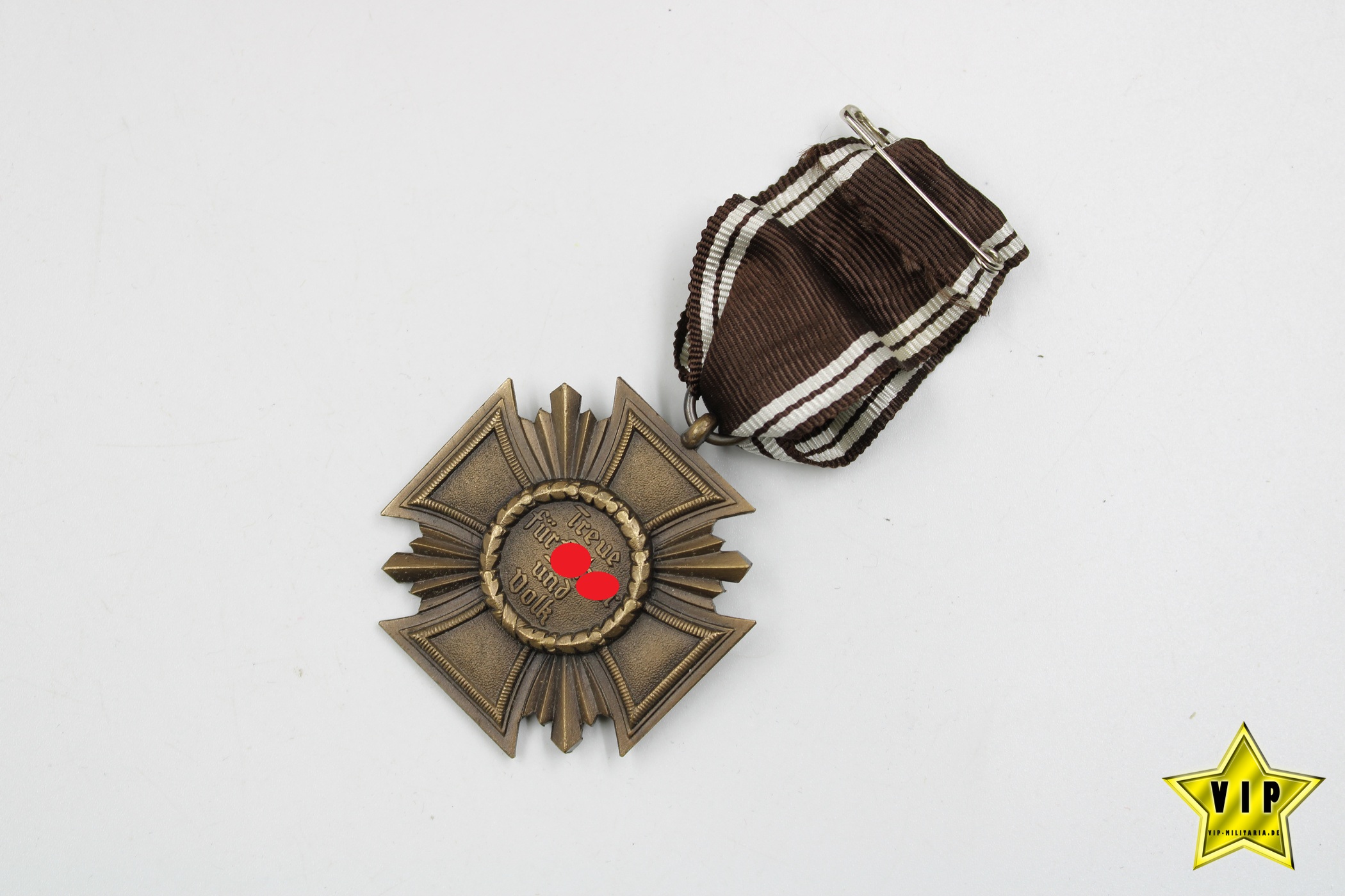 Dienstauszeichnung der NSDAP in Bronze im Etui