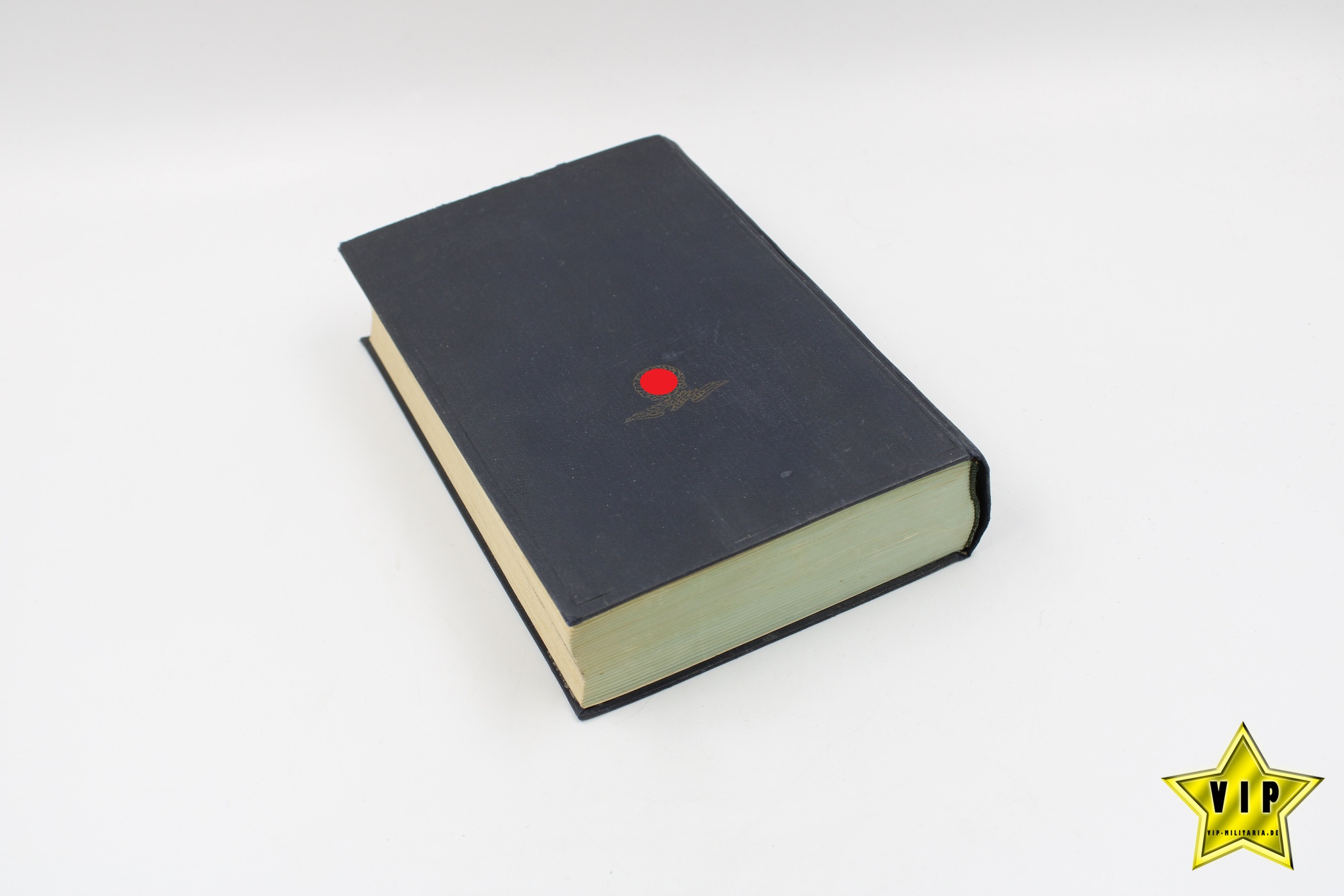 Mein Kampf Volksausgabe 1937 mit Schutzumschlag und Widmung