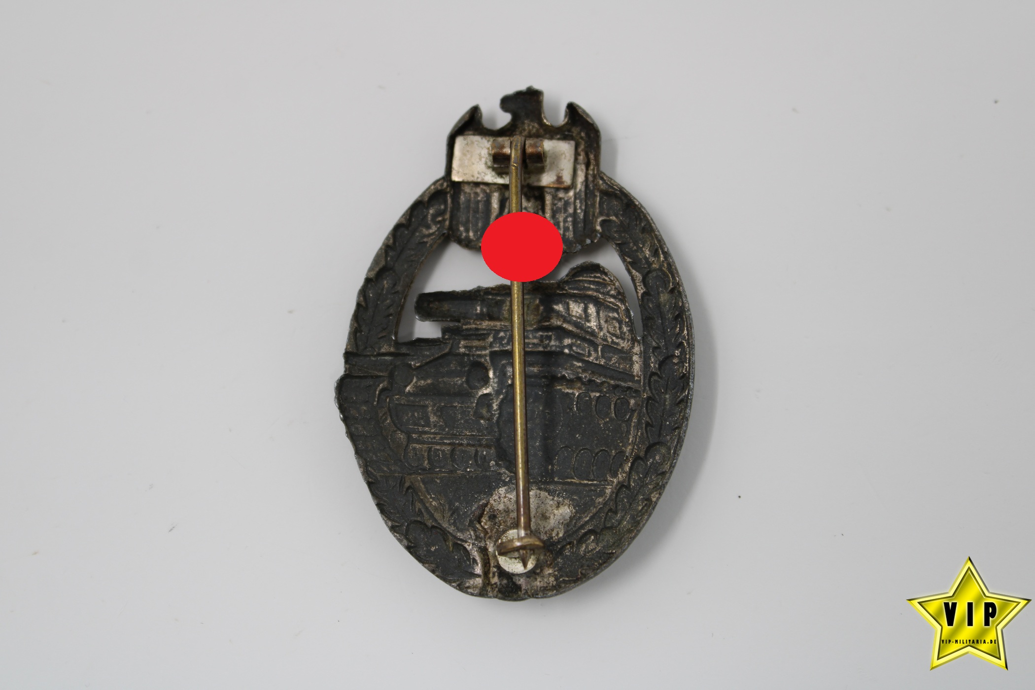 Panzerkampfabzeichen in Silber  Wilhelm Deumer