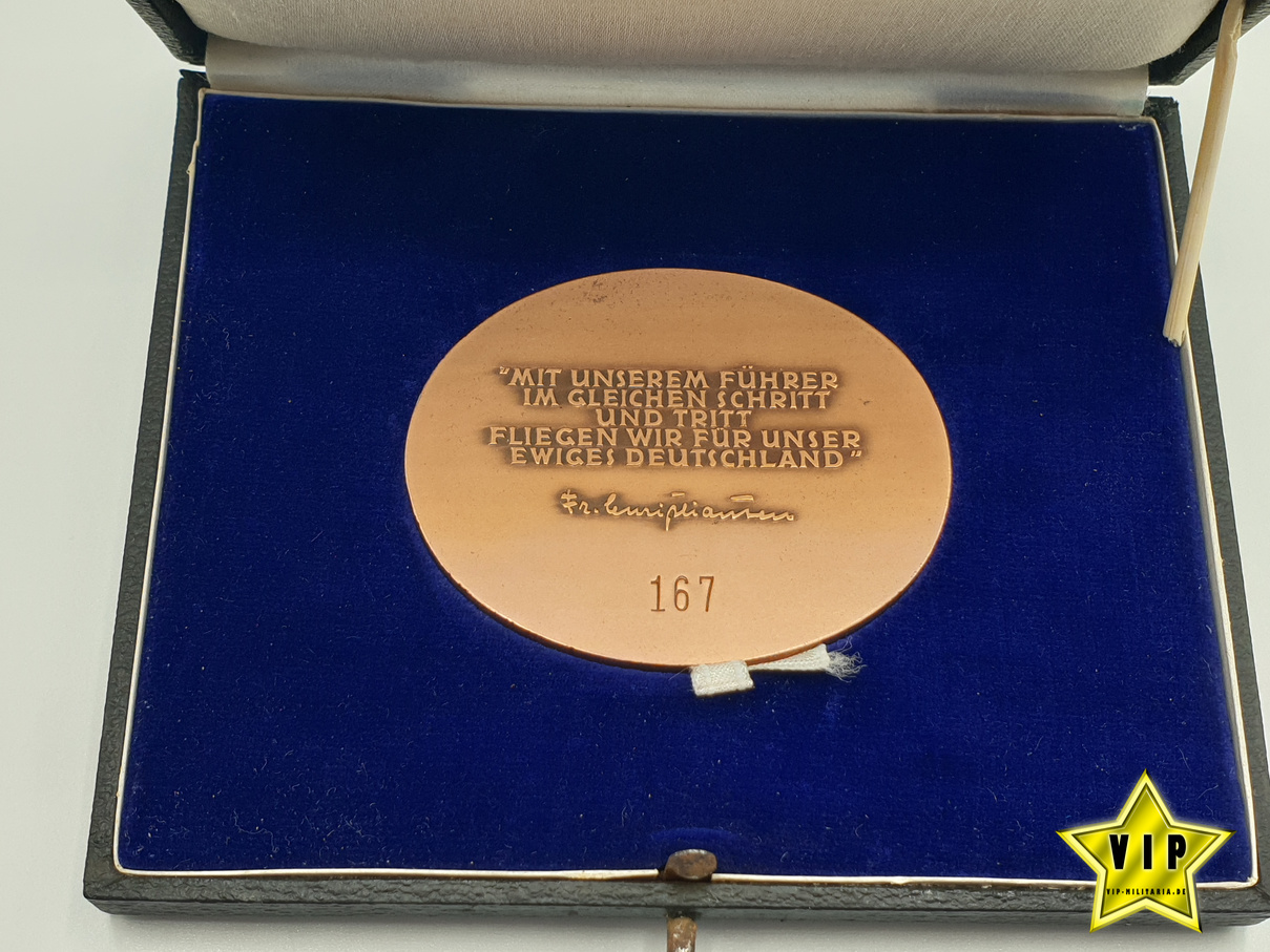 NSFK Plakette im Etui + Verleihungsurkunde NSFK Plakette im Etui + Verleihungsurkunde