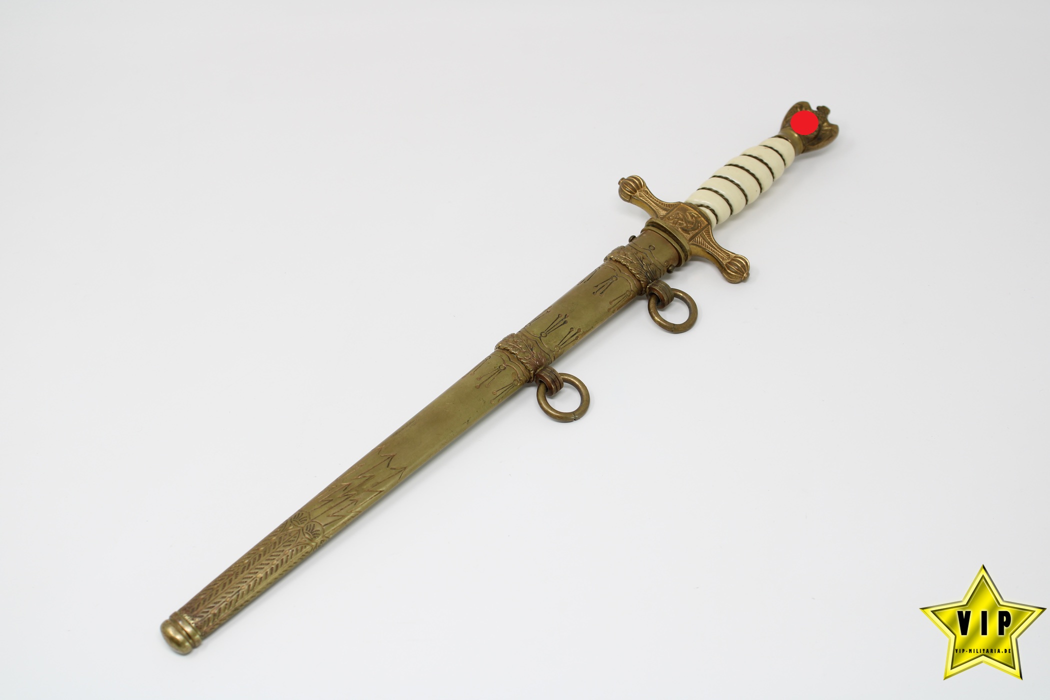 Wehrmacht Kriegsmarine Offiziersdolch P. D. Lüneschloss, Solingen