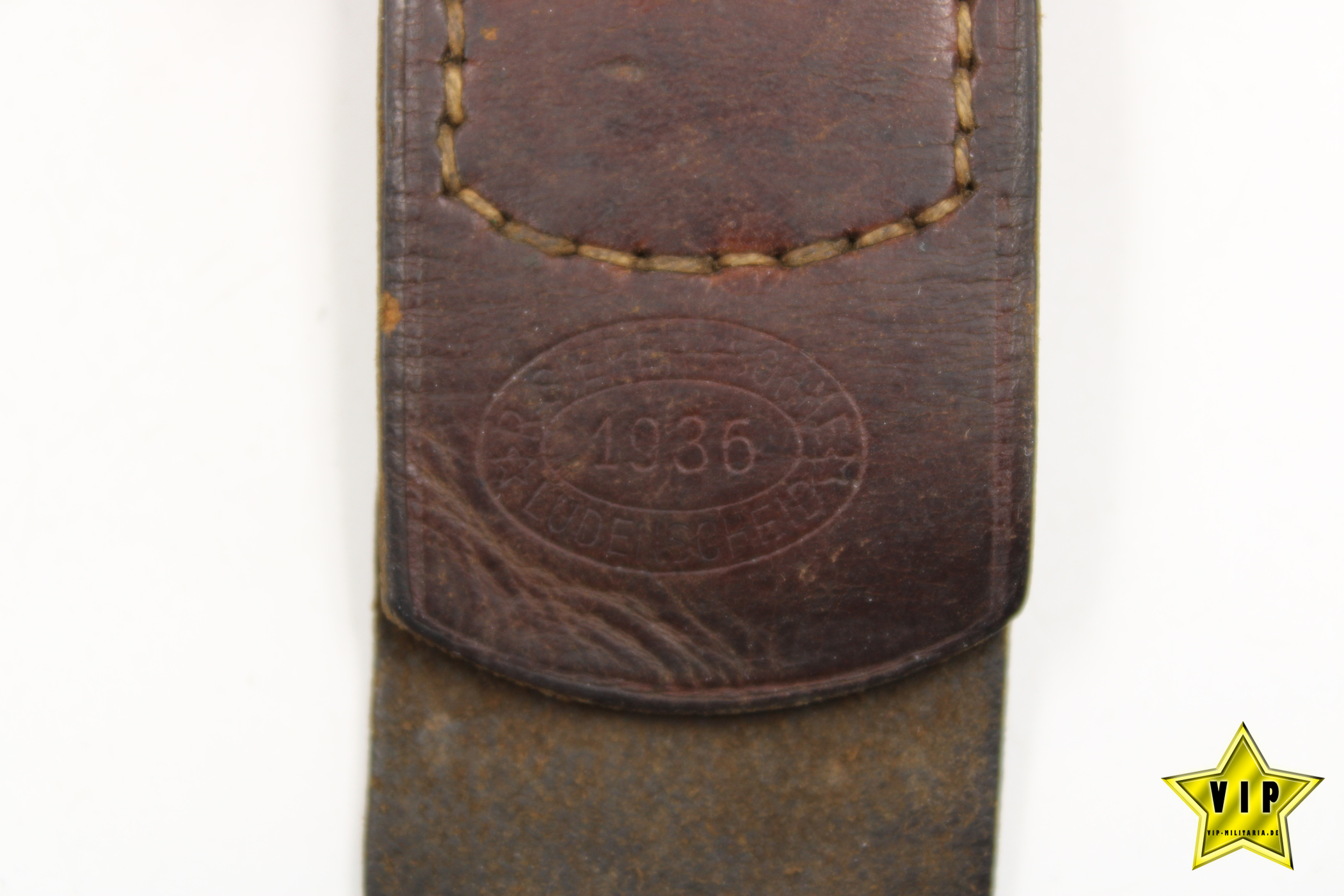 Wehrmacht Heer Koppelschloss mit Hersteller und Einheit