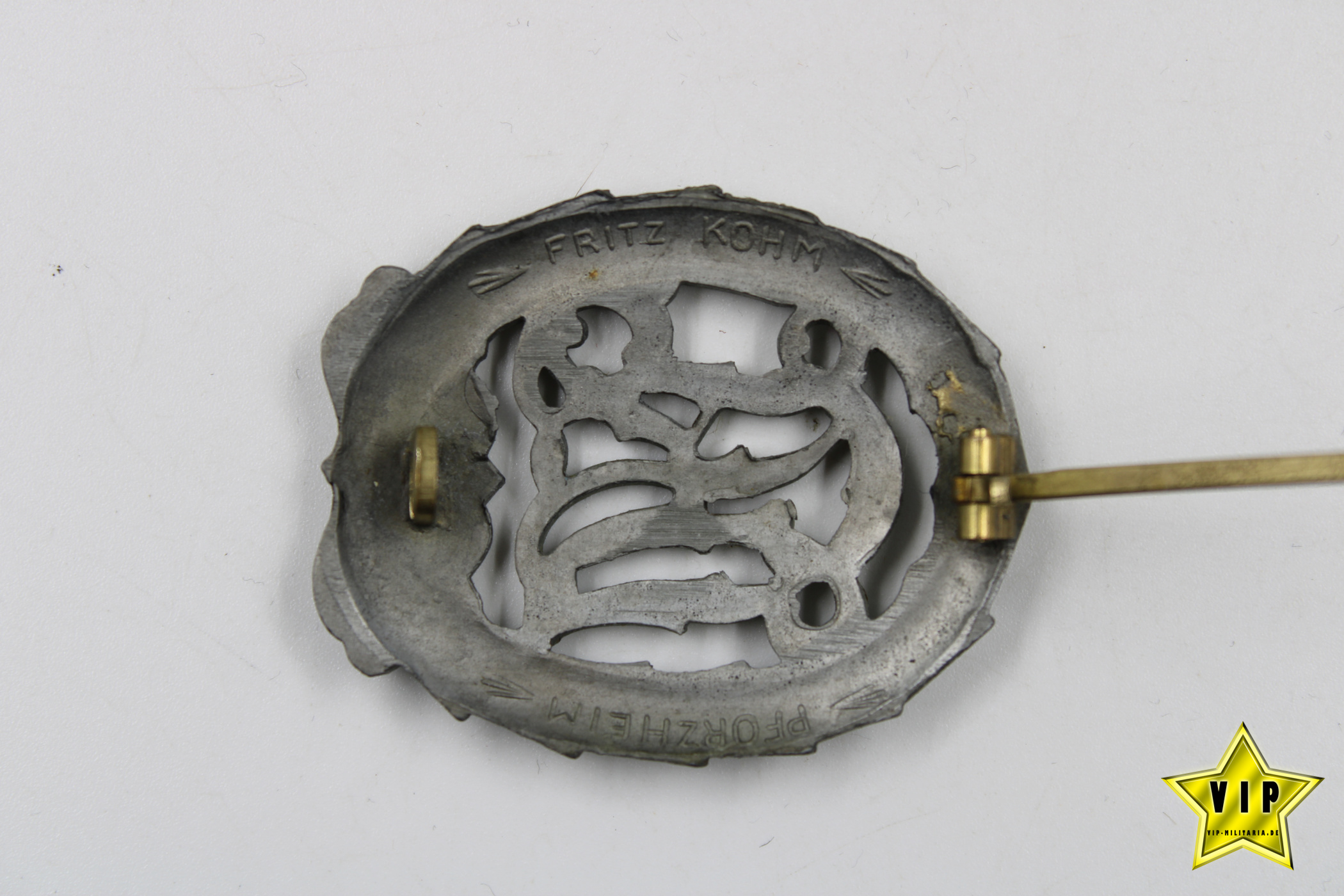 DRL Sportabzeichen + Miniatur seltener Hersteller Fritz Kohm, Pforzheim