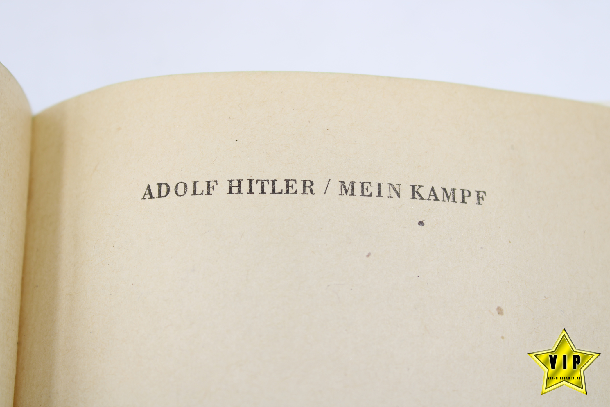 Mein Kampf Volksausgabe ohne Jahrgang Latein Schrift 