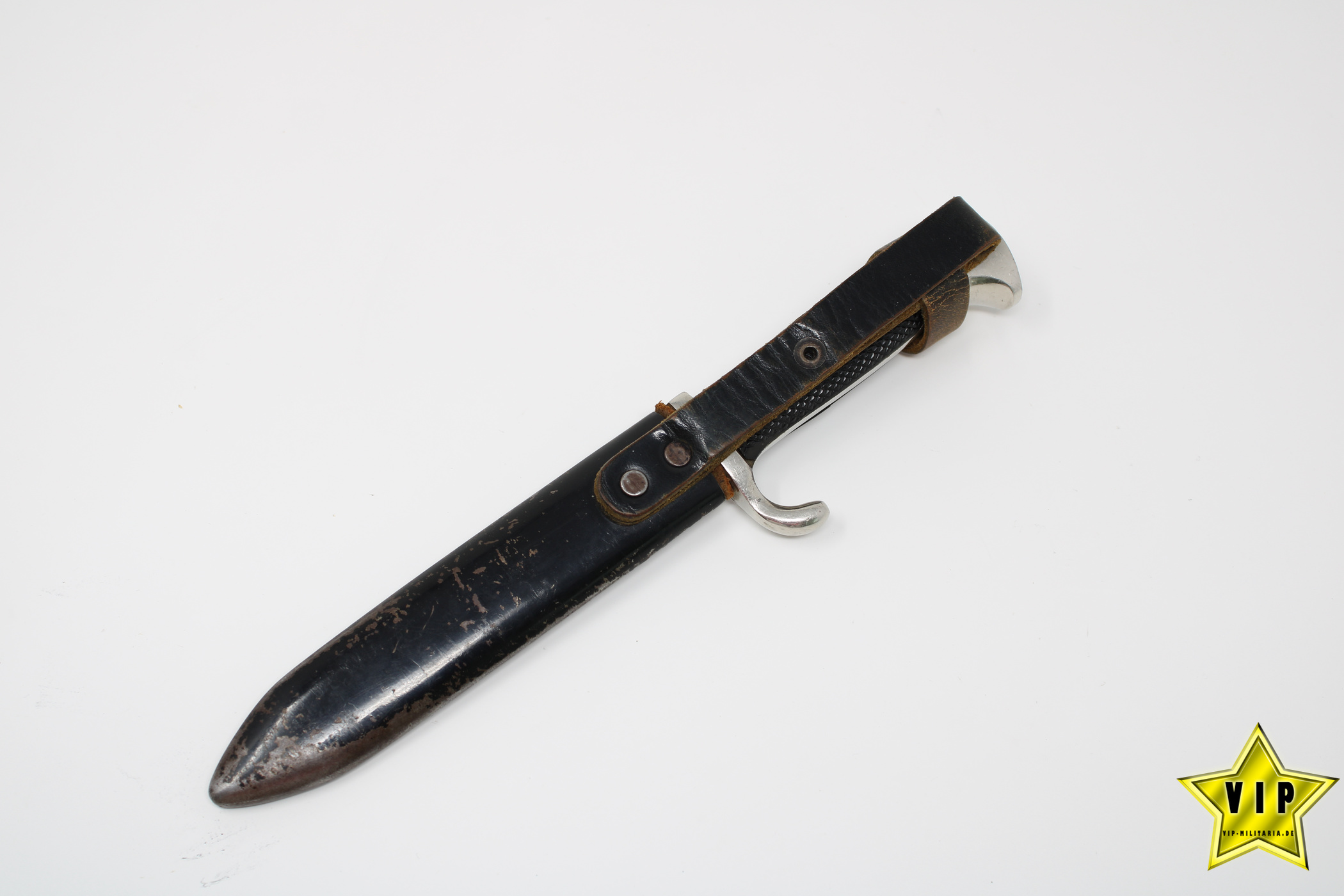 Hj Fahrtenmesser mit Devise Hersteller E. V. S. Solingen