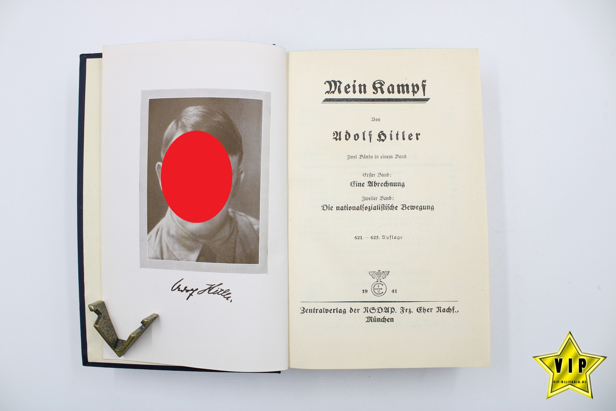 Mein Kampf 1941 Volksausgabe mit Schutzumschlag
