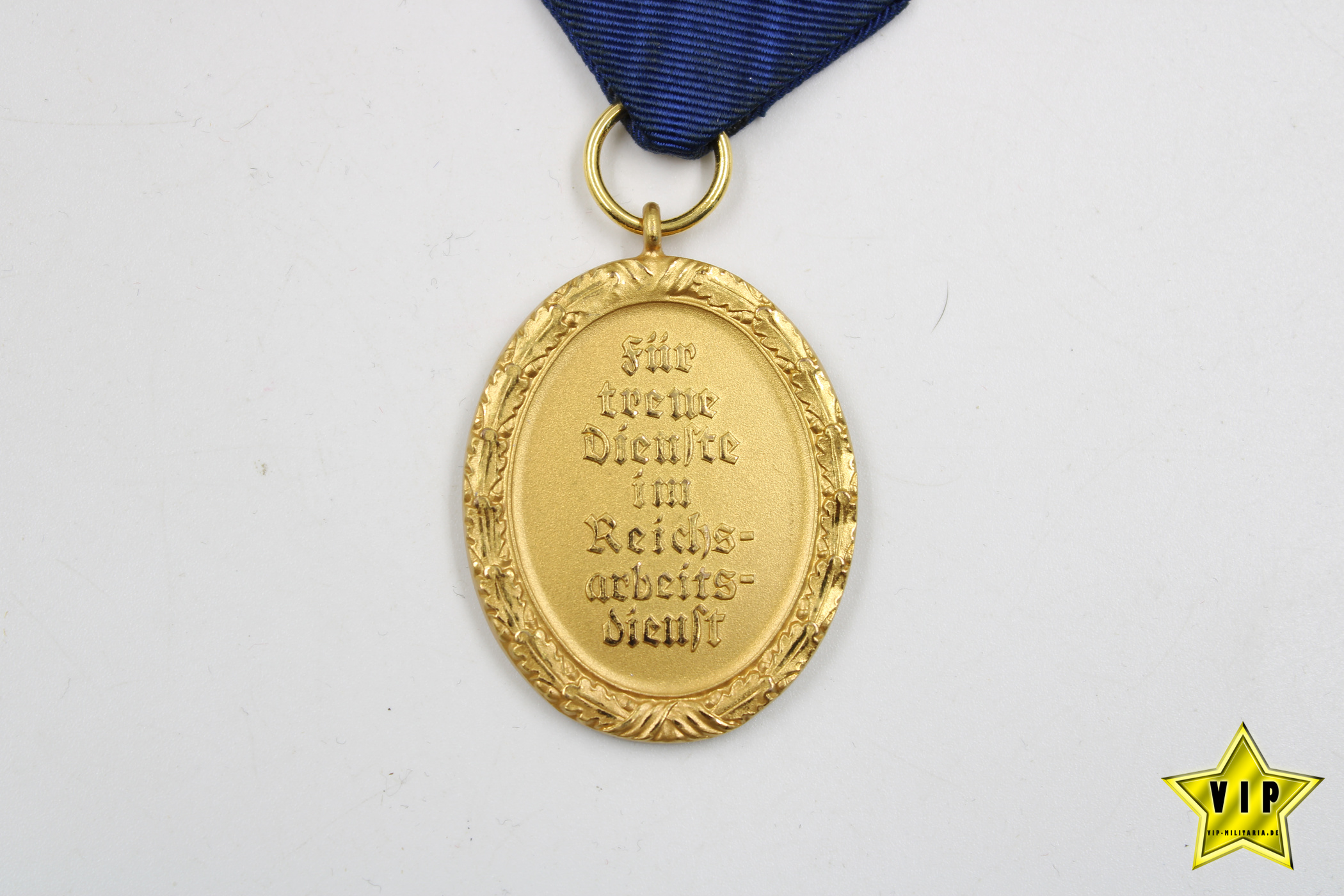 RAD Dienstauszeichnung in Gold für Männer 1.Stufe mit Bandadler