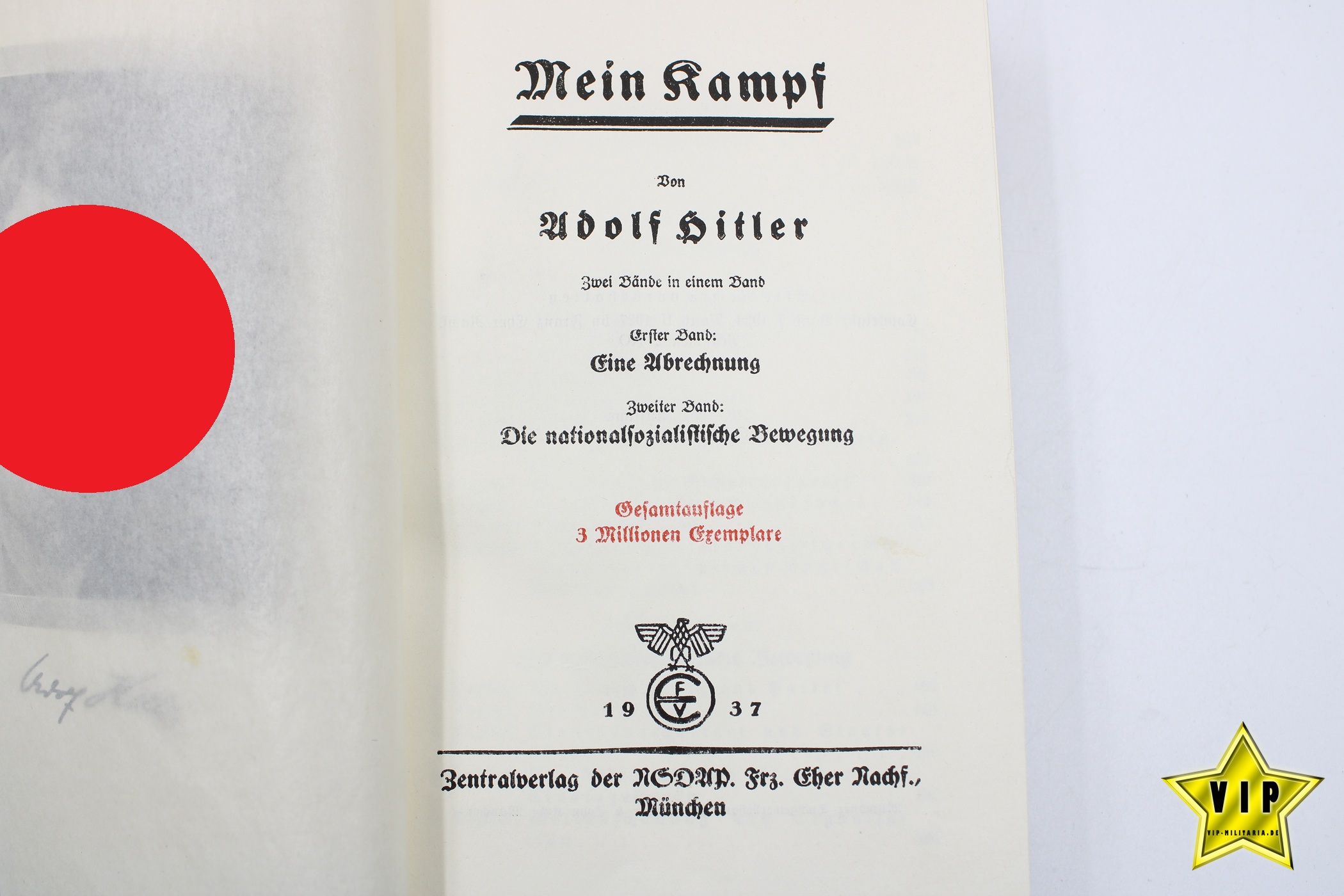 Mein Kampf 1937 Jubiläumsausgabe