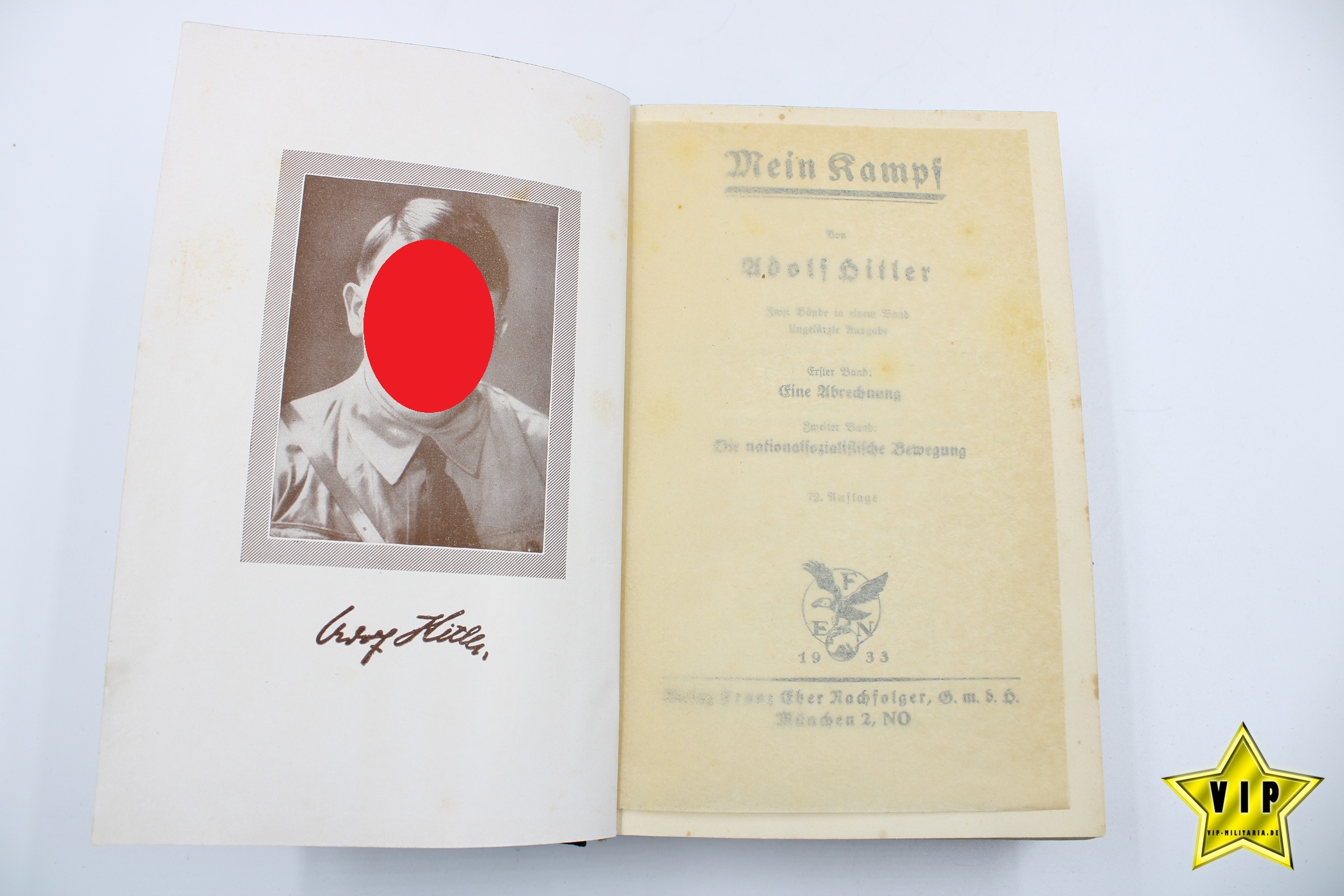 Mein Kampf 1933 frühe Volksausgabe