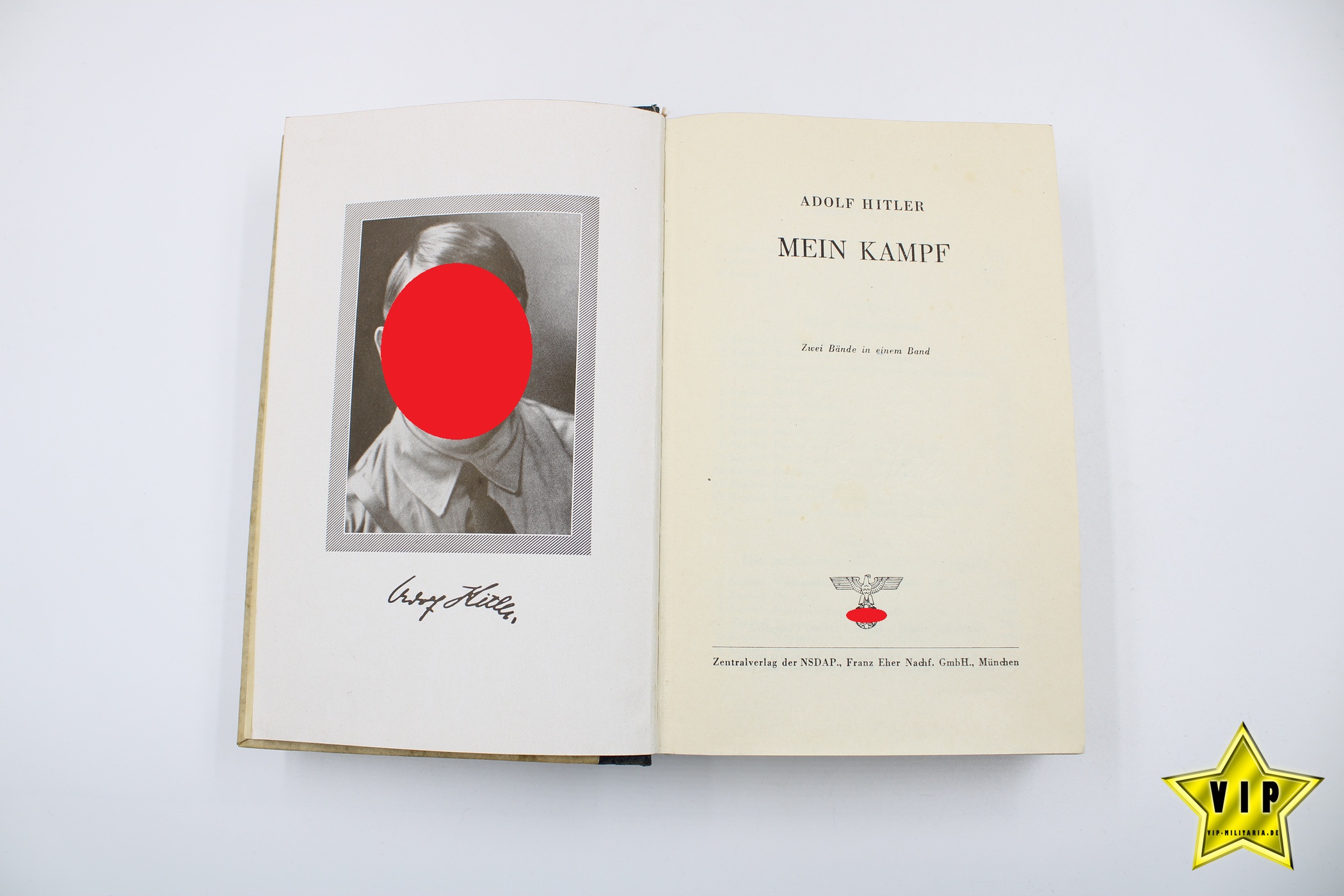 Mein kampf Hochzeitaushgabe 1942 der Stadt Trossingen Lateinschrift