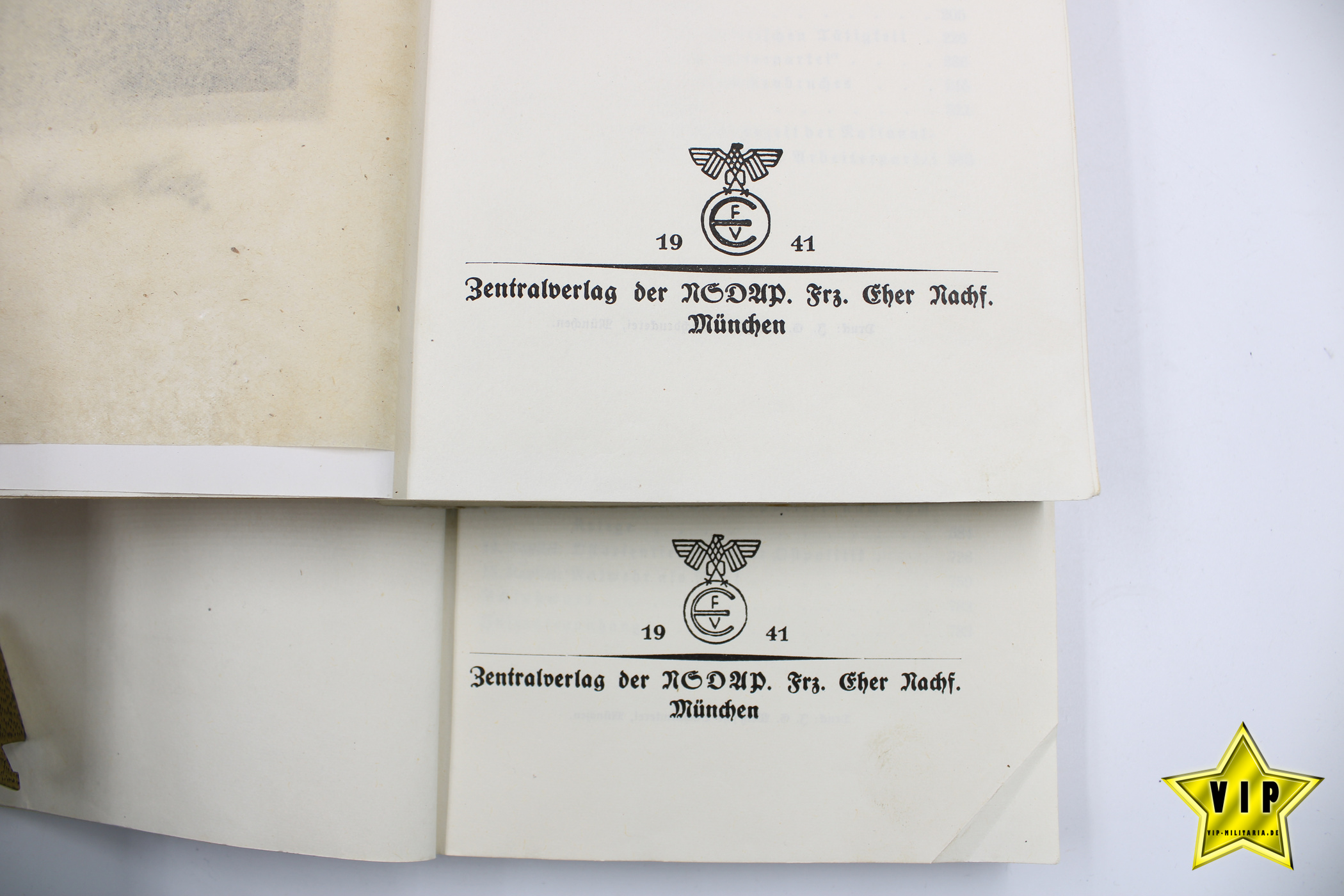 Adolf Hitler Mein Kampf 1941 Band 1+2 mit Schutzumschlag 