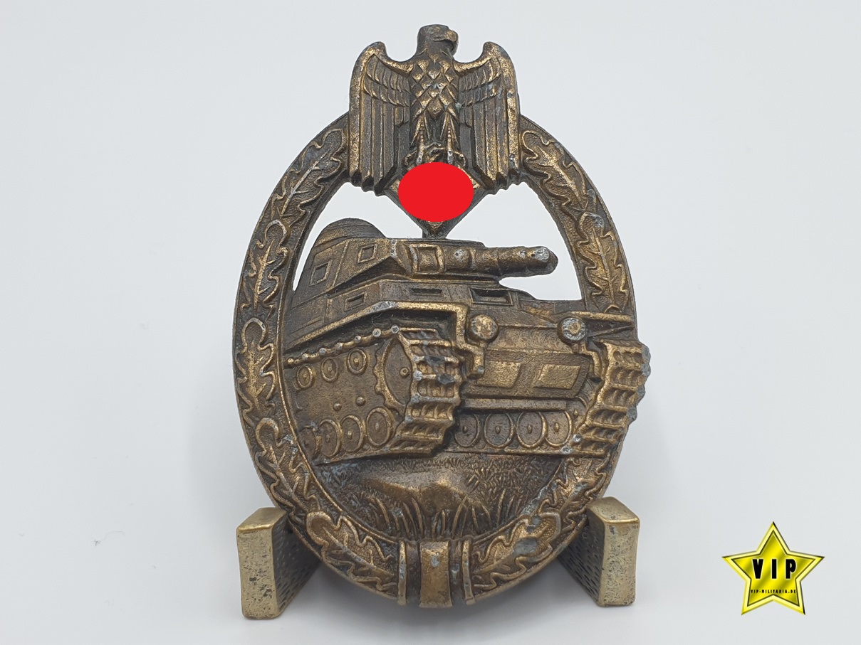Panzerkampfabzeichen in Bronze " Steinhauer & Lück "