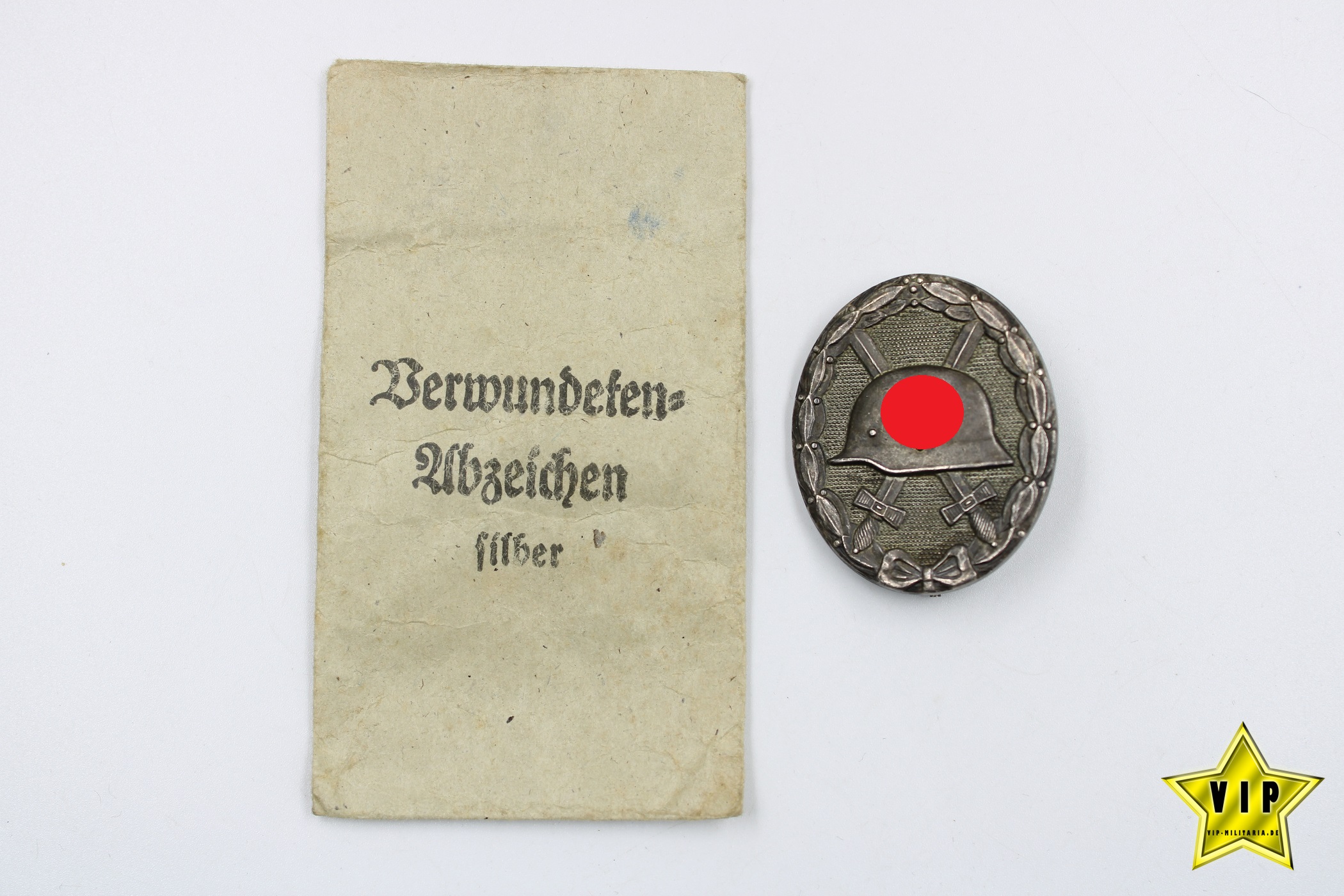 Verwundetenabzeichen in Silber Hauptmünzamt Wien