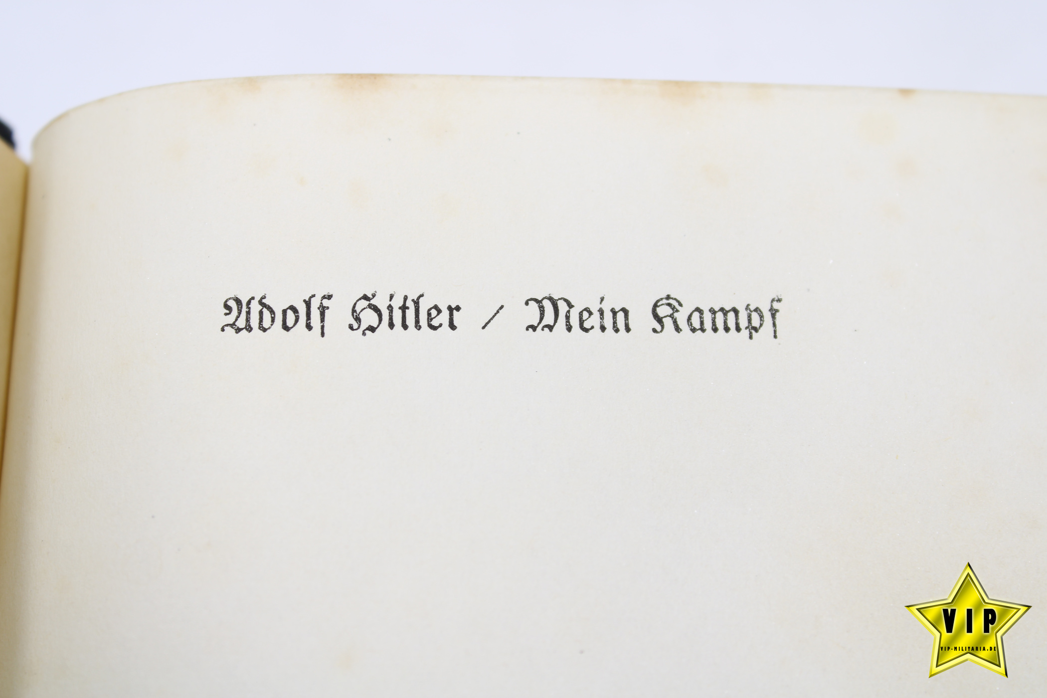 Mein Kampf Hochzeitsausgabe 1939 mit Widmung aus Wien 