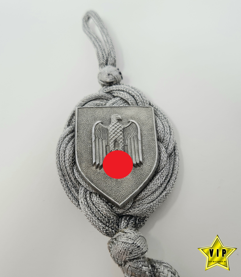 Wehrmacht Heer Schützenschnur für Gewehrschützen 1. Stufe frühe Form
