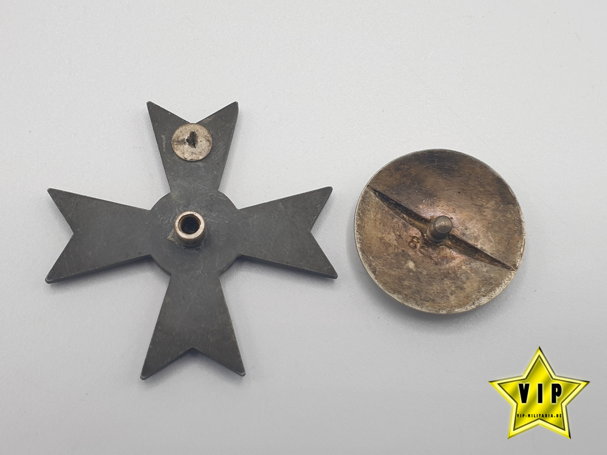 Kriegsverdienstkreuz 1. Klasse ohne Schwerter an Schraubscheibe L58