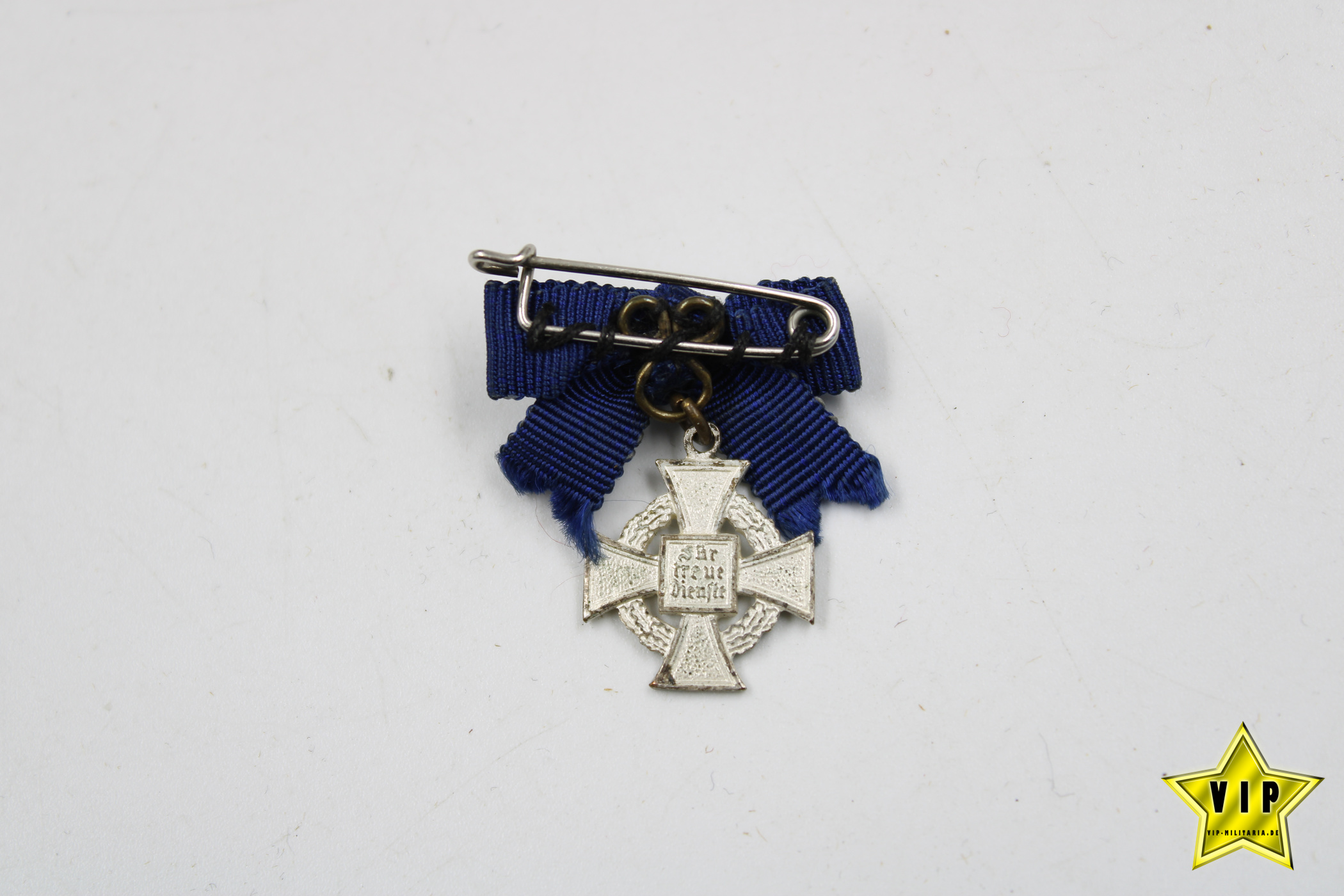 Treuedienst Ehrenzeichen 25 in Silber im Verleihungsetui + Miniaturen