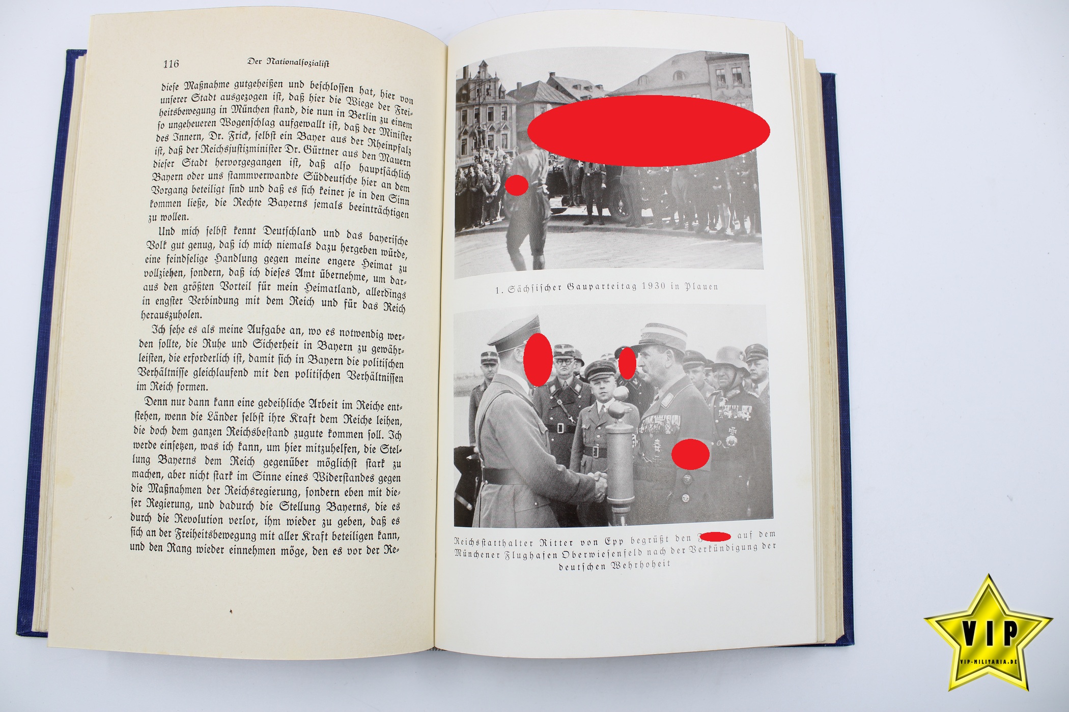 Franz Ritter von Epp 1939 mit Schutzumschlag