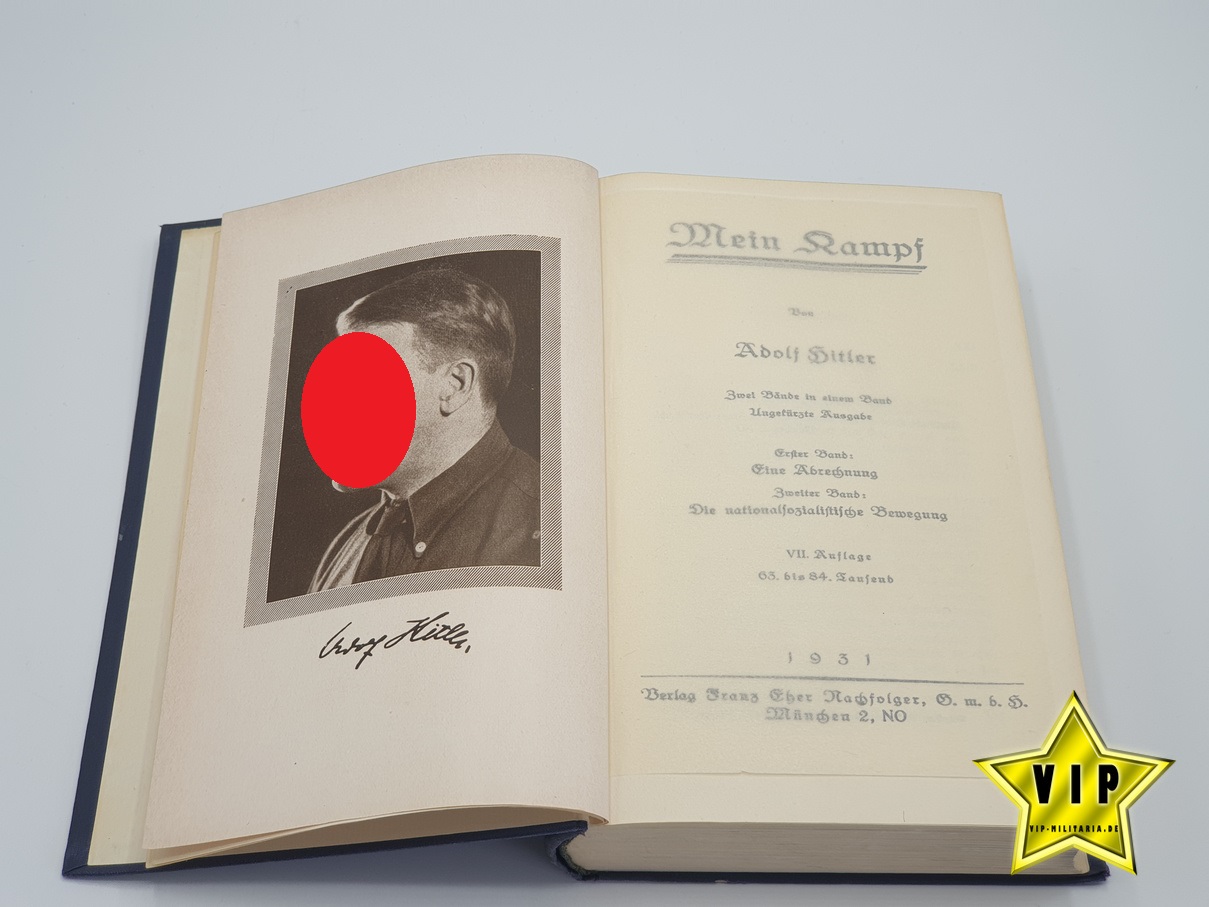 Adolf Hitler " Mein Kampf " frühe Ausgabe von 1931