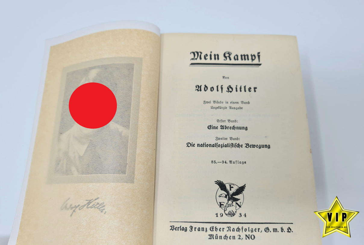 Adolf Hitler " Mein Kampf " von 1934 Adolf Hitler " Mein Kampf " von 1934