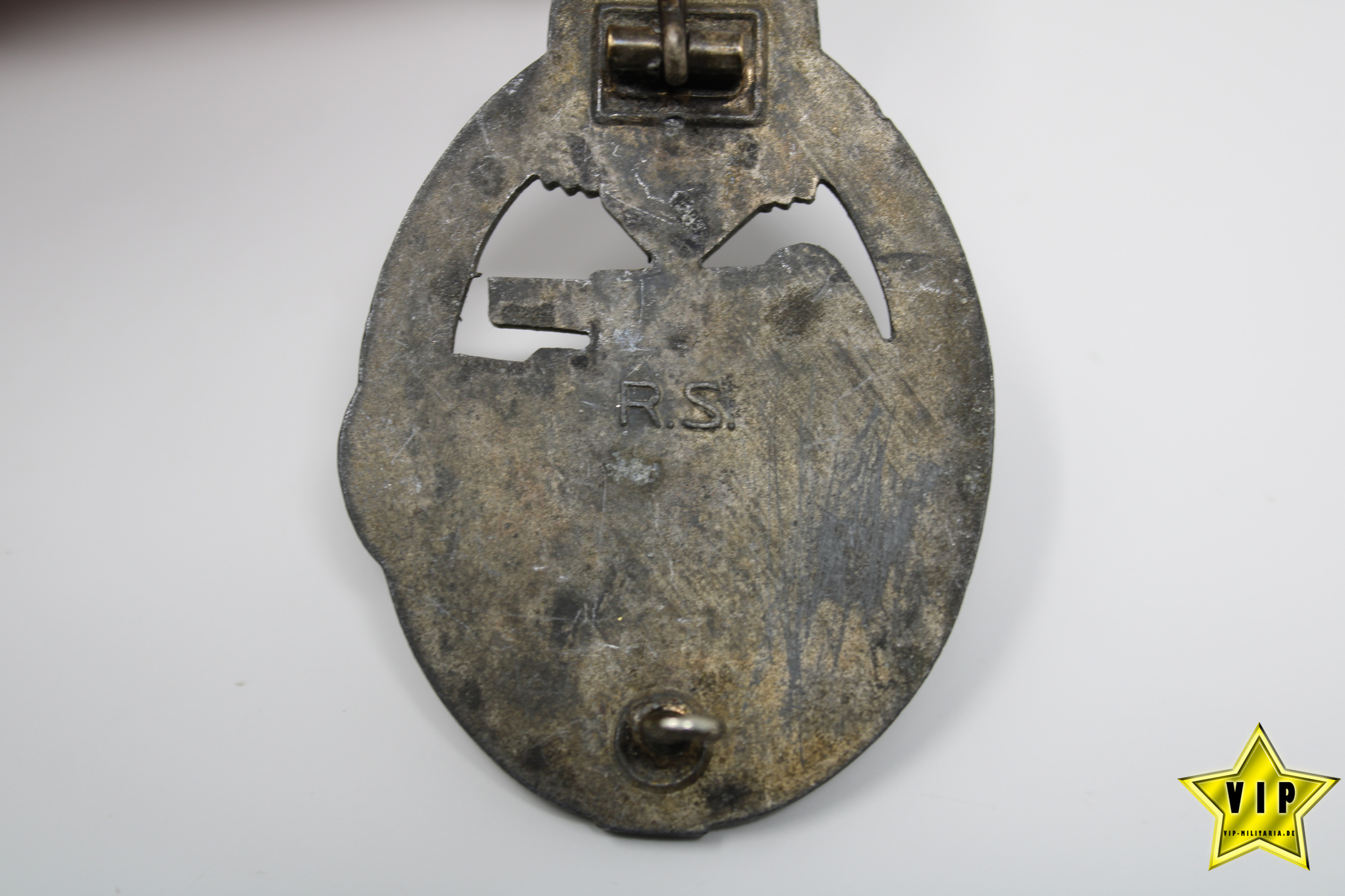Wehrmacht Panzerkampfabzeichen Bronze Hersteller R.S.