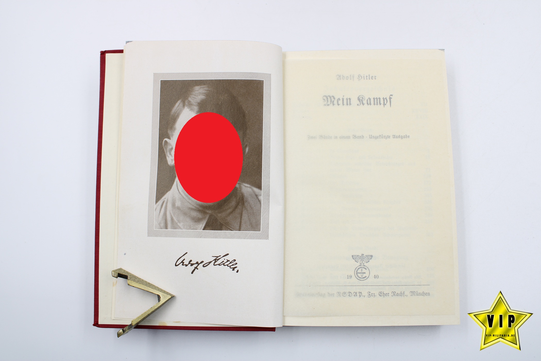 Mein Kampf 1940 Tornisterausgabe im Schuber