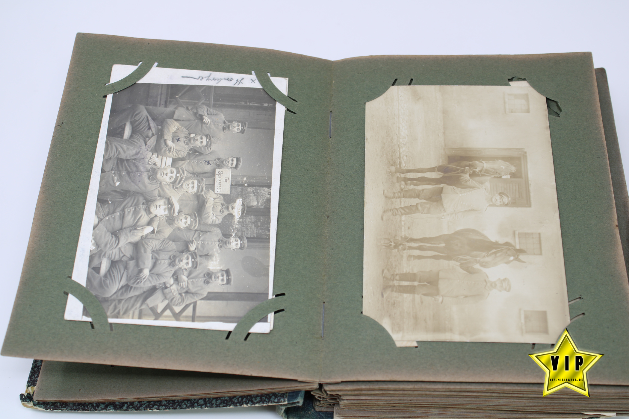 Postkartenalbum mit Postkarten aus der Kaiserzeit