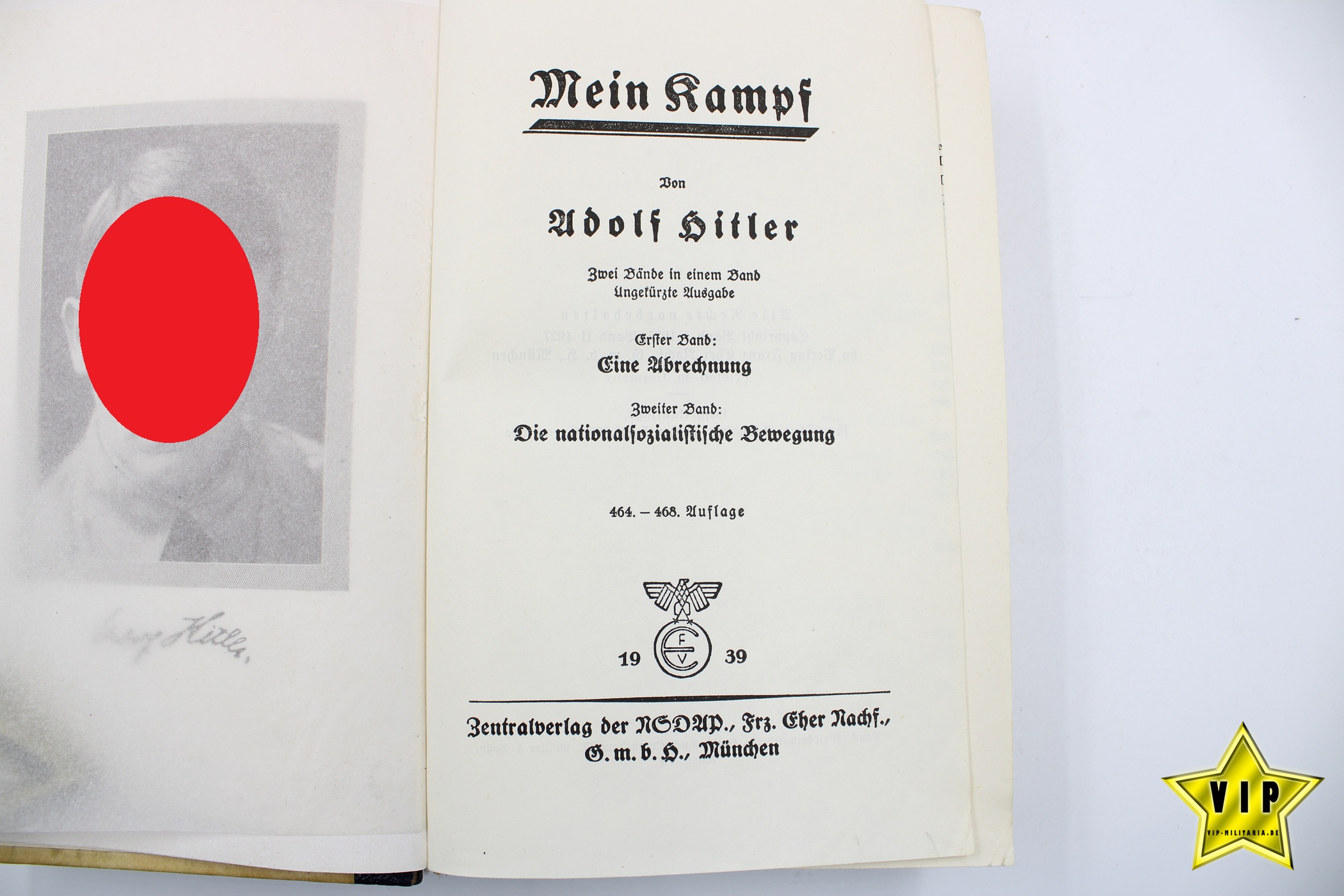 Mein Kampf 1939 mit Goldschnitt