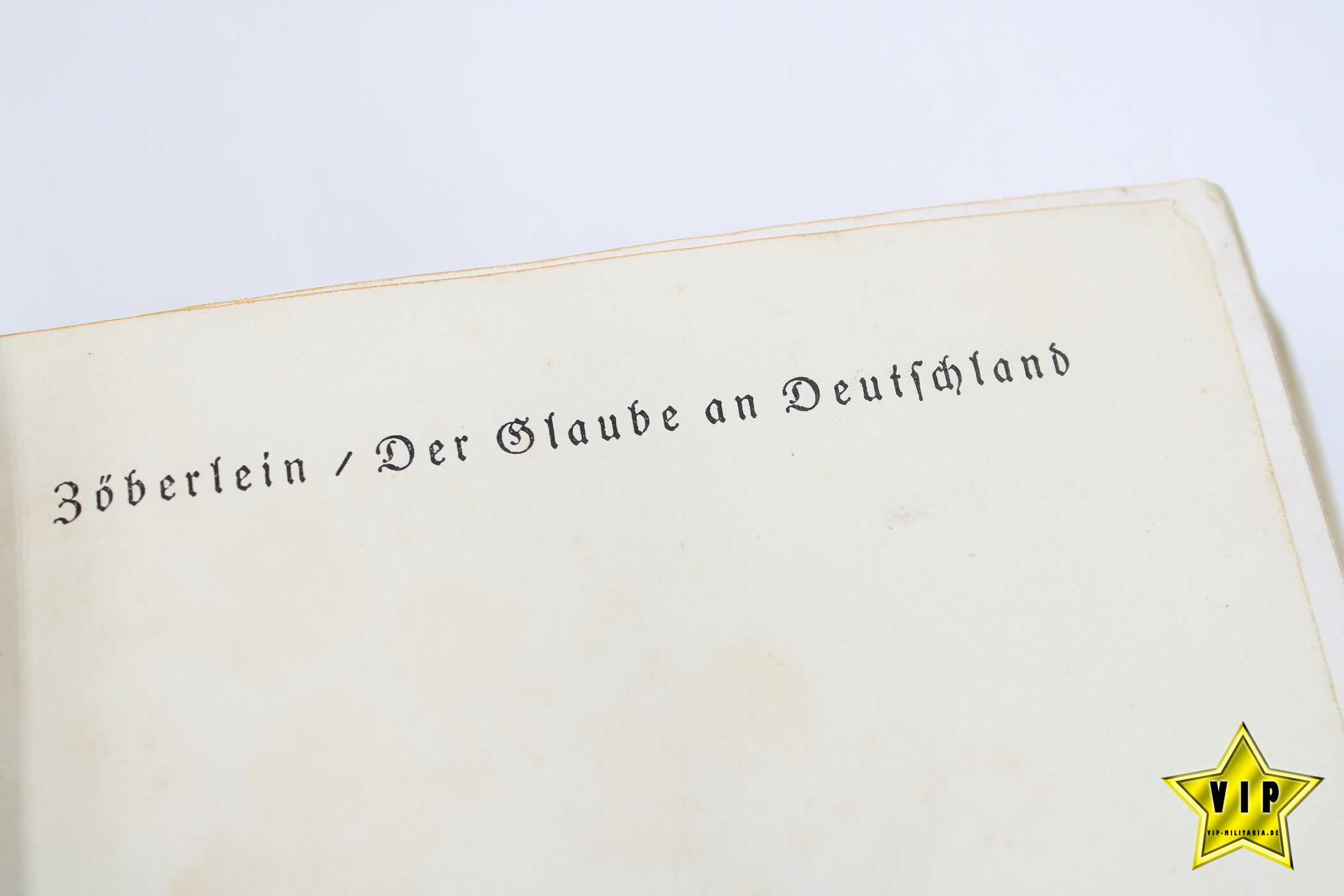 Der glaube an Deutschland von Hans Zöberlein 1936