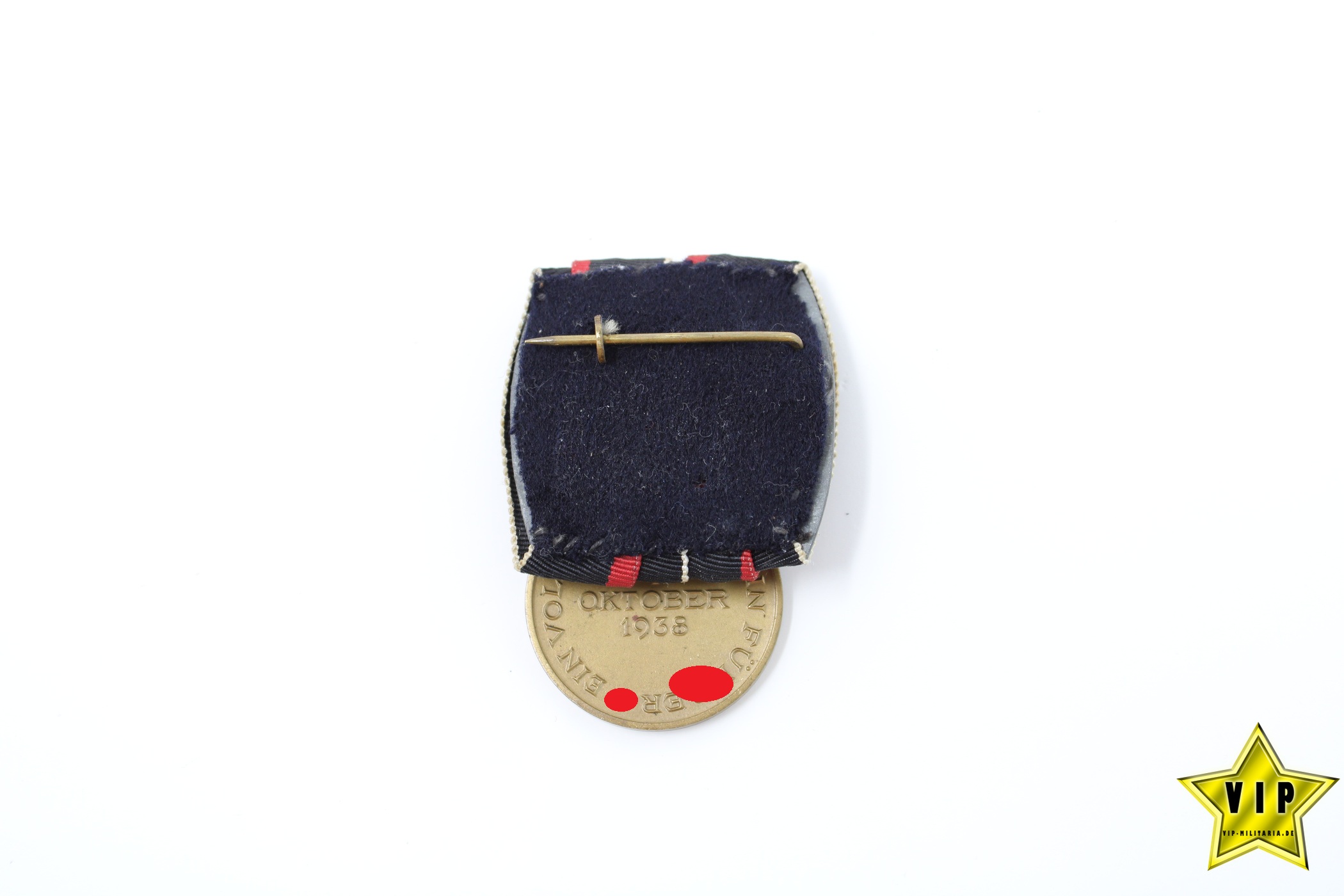 Wehrmacht Anschlussmedaille 1. Oktober Sudetenland Einzelspange