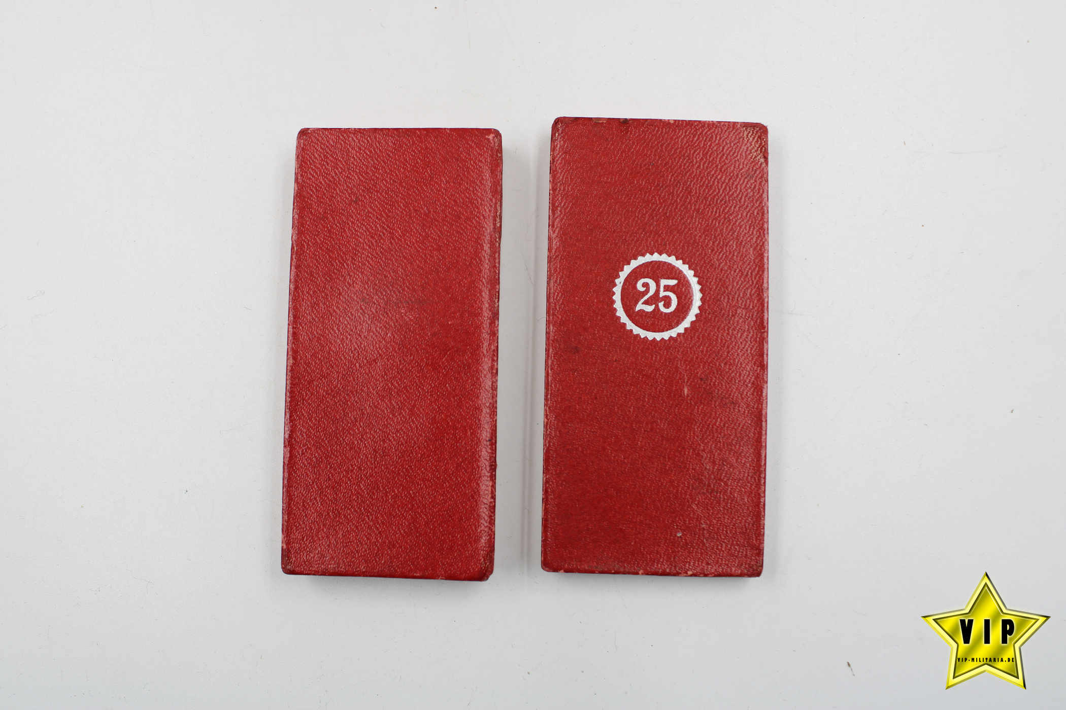 Treuedienst Ehrenzeichen 25 in Silber im Verleihungsetui + Miniaturen