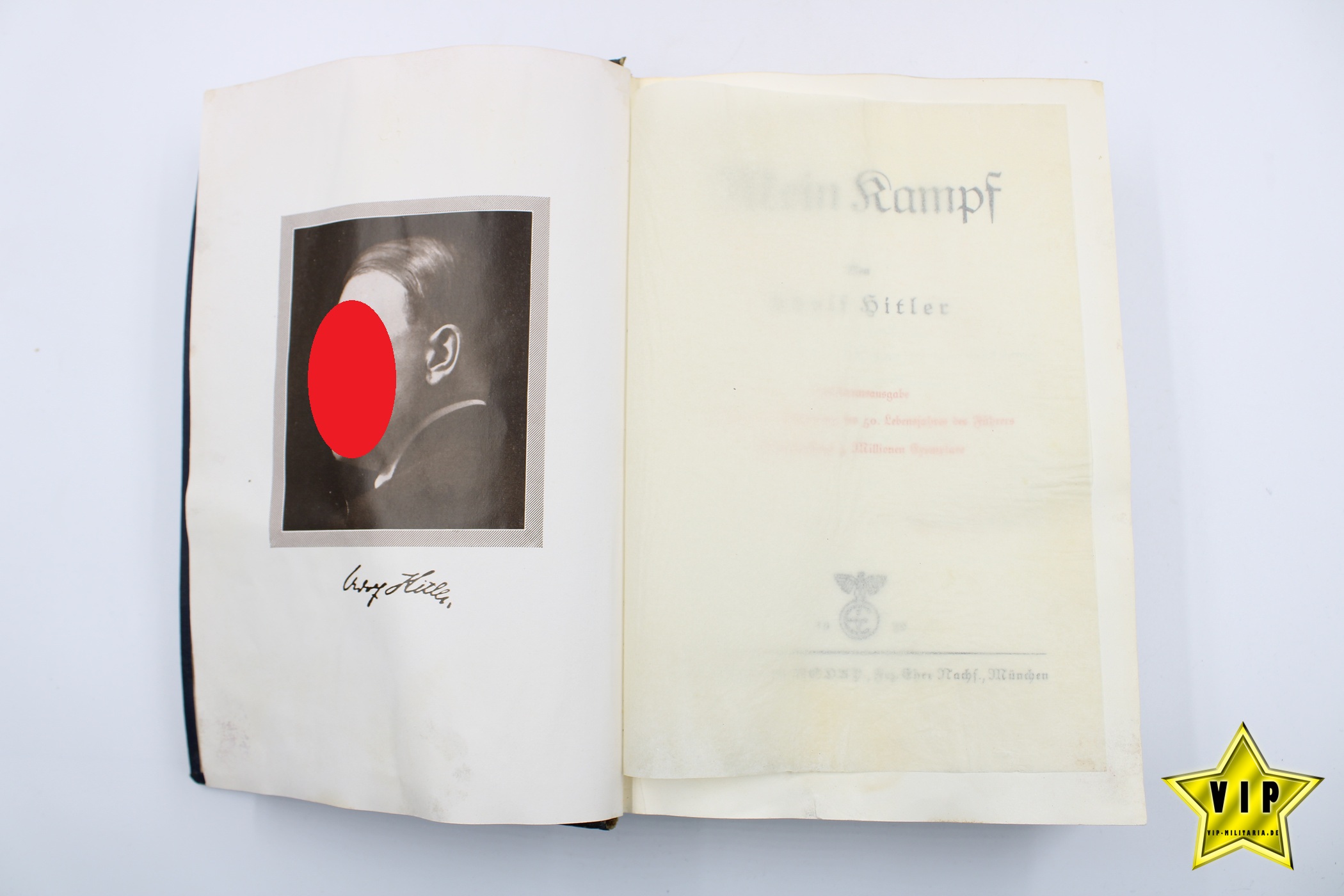 Mein Kampf 1939 Jubiläumsausgabe 50. Geburtstag