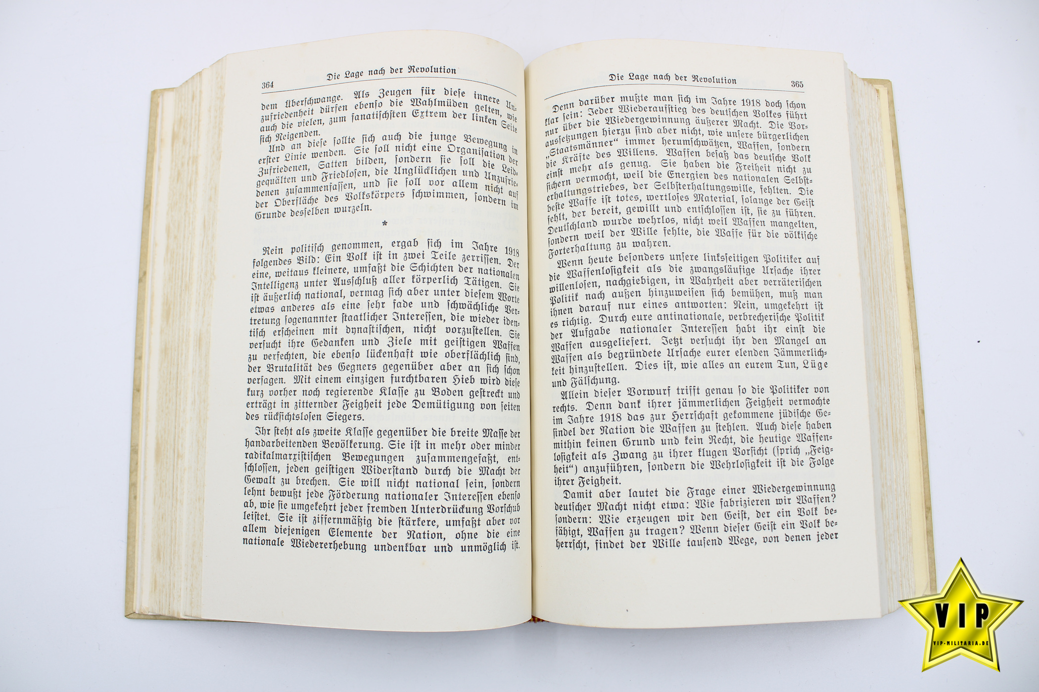 Mein Kampf 1939 Hochzeitsausgabe mit Widmung der Gemeinde Schieder