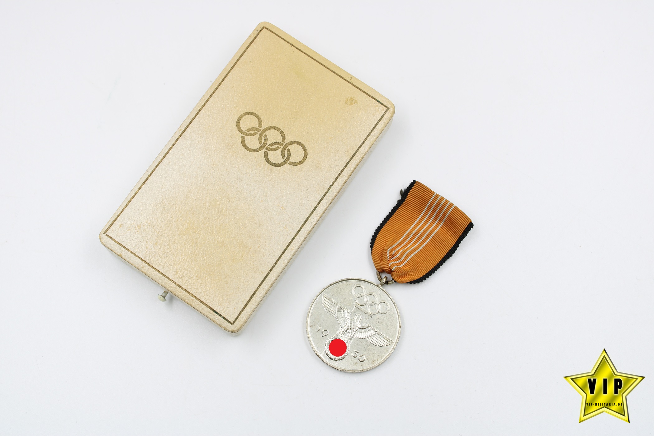 Olympia Medaille im Etui 